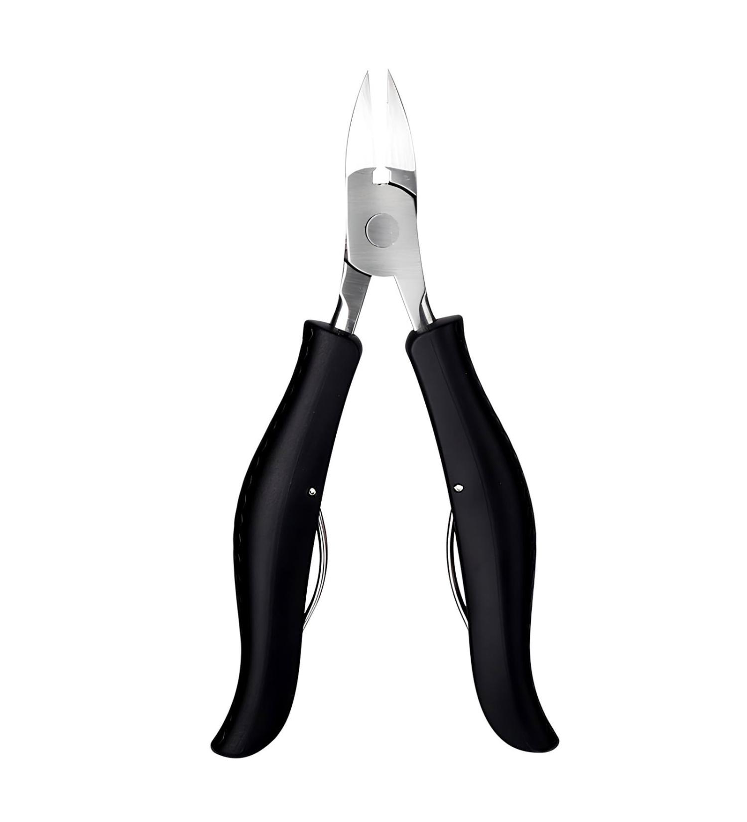 YCLFHOO Toe Nail Clipper for Thick Nails Ingrown Toenails Trimmer Precision Toe Clipper for Professional Podiatrist and Men Women Elderly Heavy Duty Stainless Steel Nail Cutter-Black - Buy Online on GoSupps.com