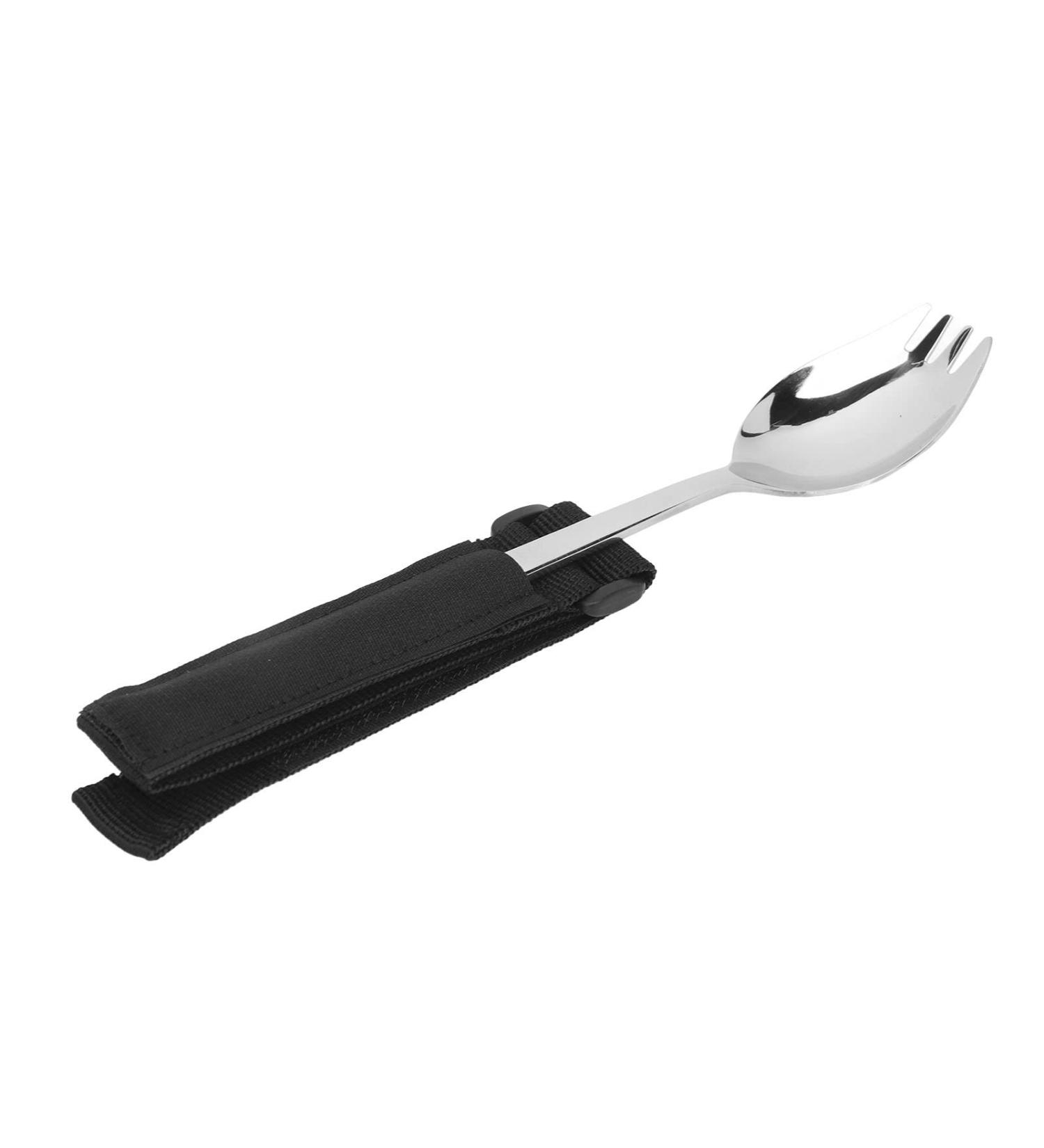 Adjustable Weighted Fork Spoon Set with Strap | Stainless Steel Adaptive Cutlery for Arthritis & Hand Tremors - Buy Online on GoSupps.com
