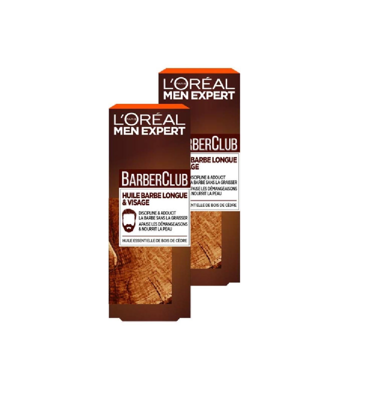 L'Or al Men Expert BarberClub Cedarwood Oil 30ml - 2 Pack | Premium Men's Grooming Essentials - International Shipping Available - Buy Online on GoSupps.com