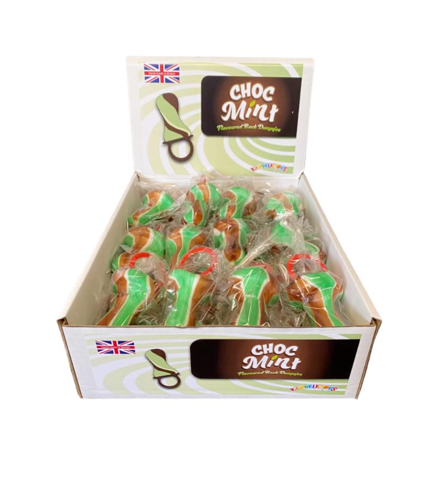 20 X Giant Mint Choc Chip Rock Dummy Uk Made Party Favours Cake Decoration Handmade Dummies Display Box Included - Buy Online on GoSupps.com