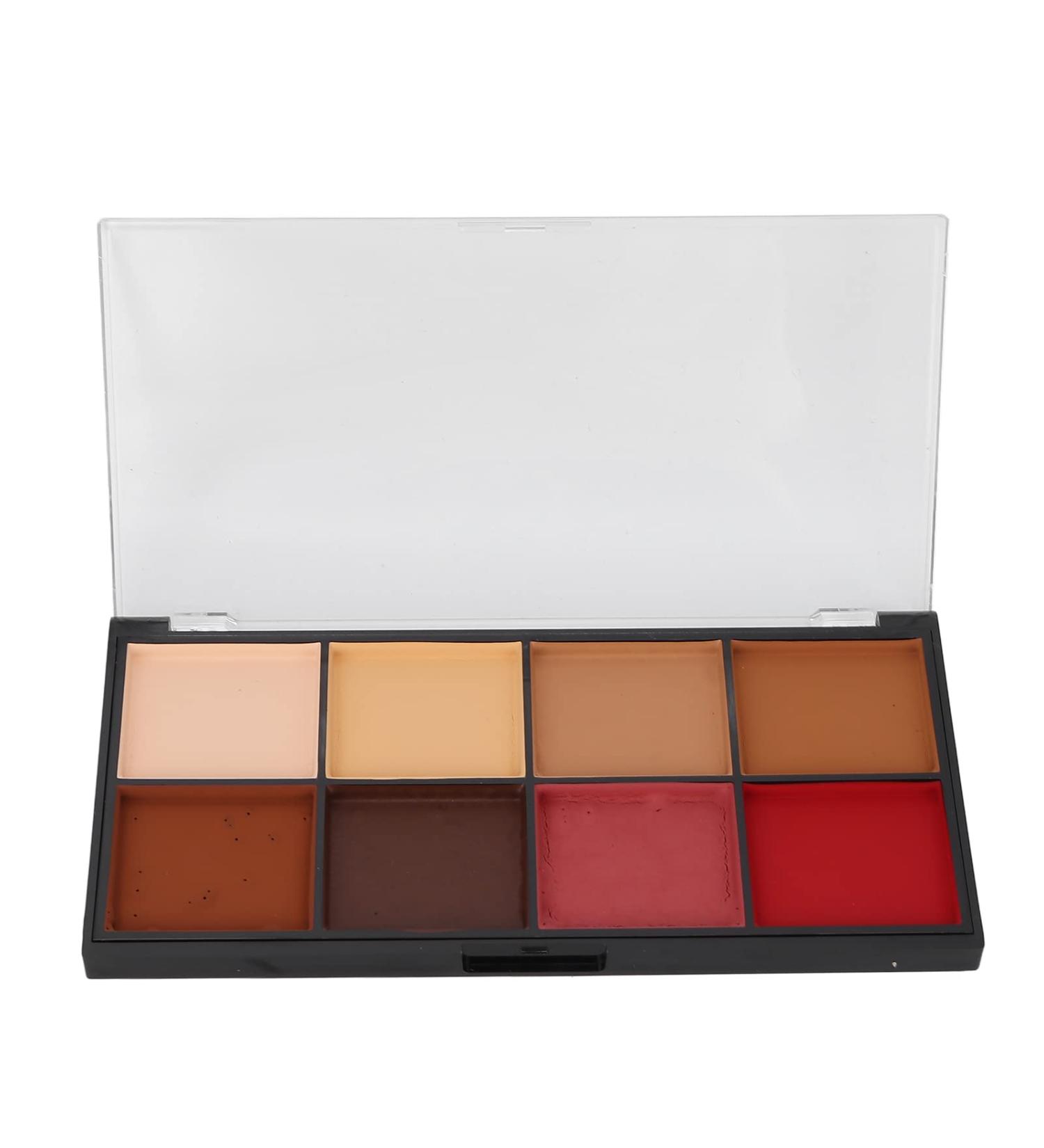 8 Colors Face Paint Kit Lasting Makeup Pigment Palette for Holiday Cosplay Parties Art Stage 40g Safe Ingredient to Use - Buy Online on GoSupps.com