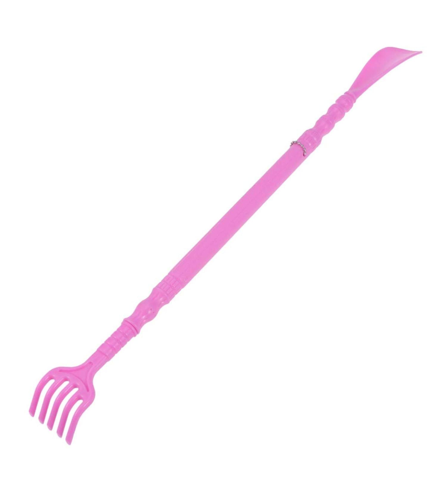 Exceart Long Handle Back Massage Device & Itching Scratcher - Pink Body Massager & Extra Long Shoe Horn - Buy Online on GoSupps.com