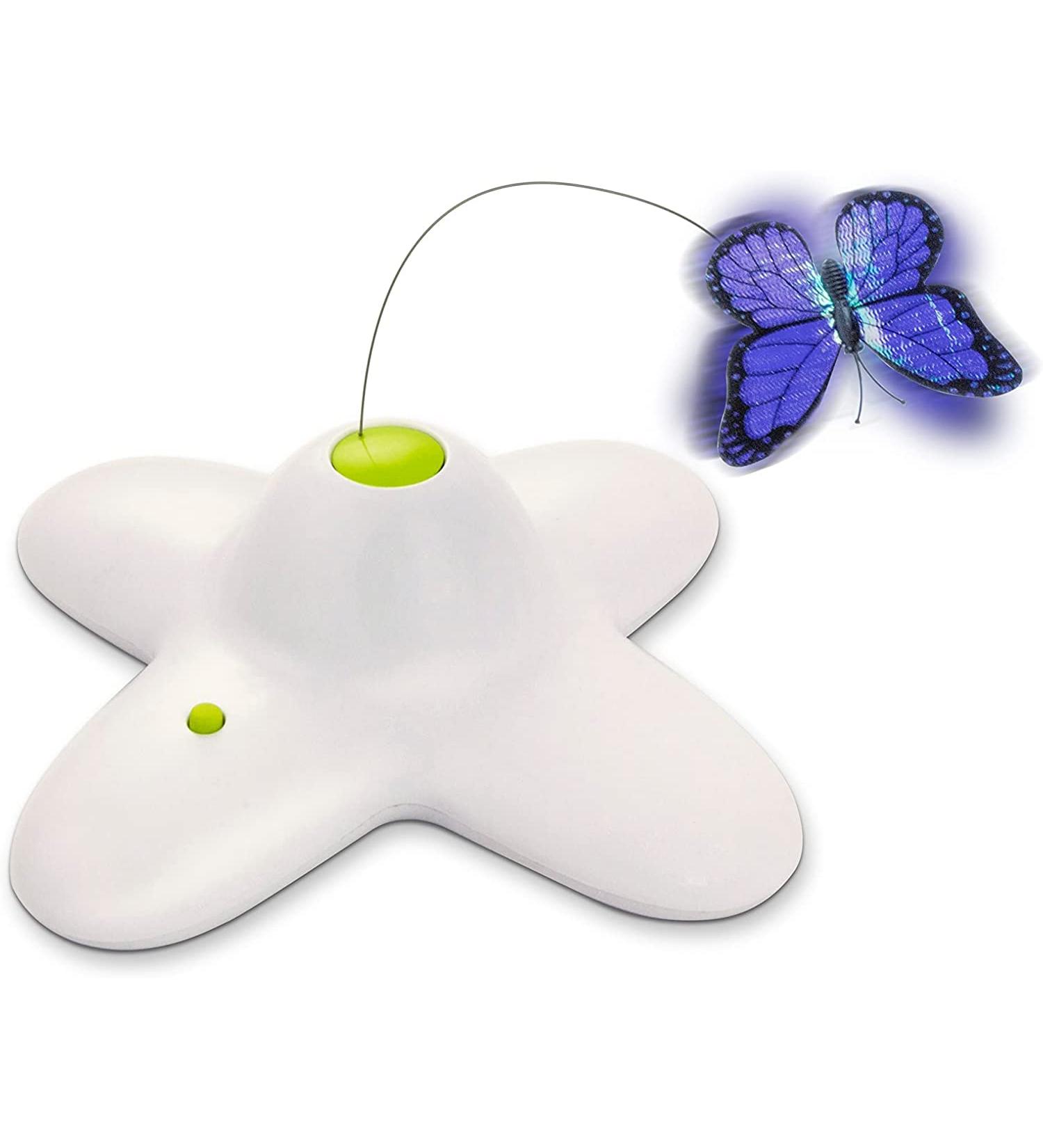 All For Paws Interactive Cat Toy - Butterfly with 2 Replacement Wings | Engaging Indoor Play for Cats - Buy Online on GoSupps.com