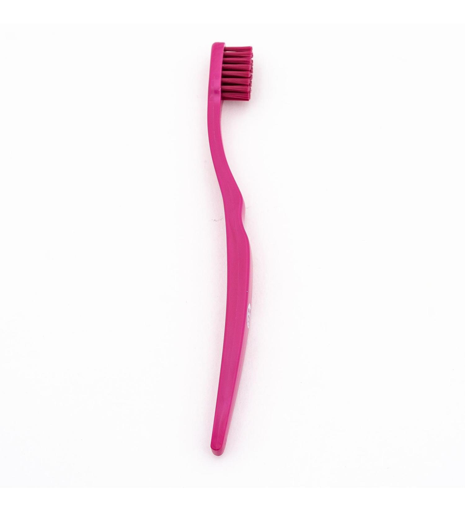 Berlin Biobrush toothbrush purple 1 piece pink