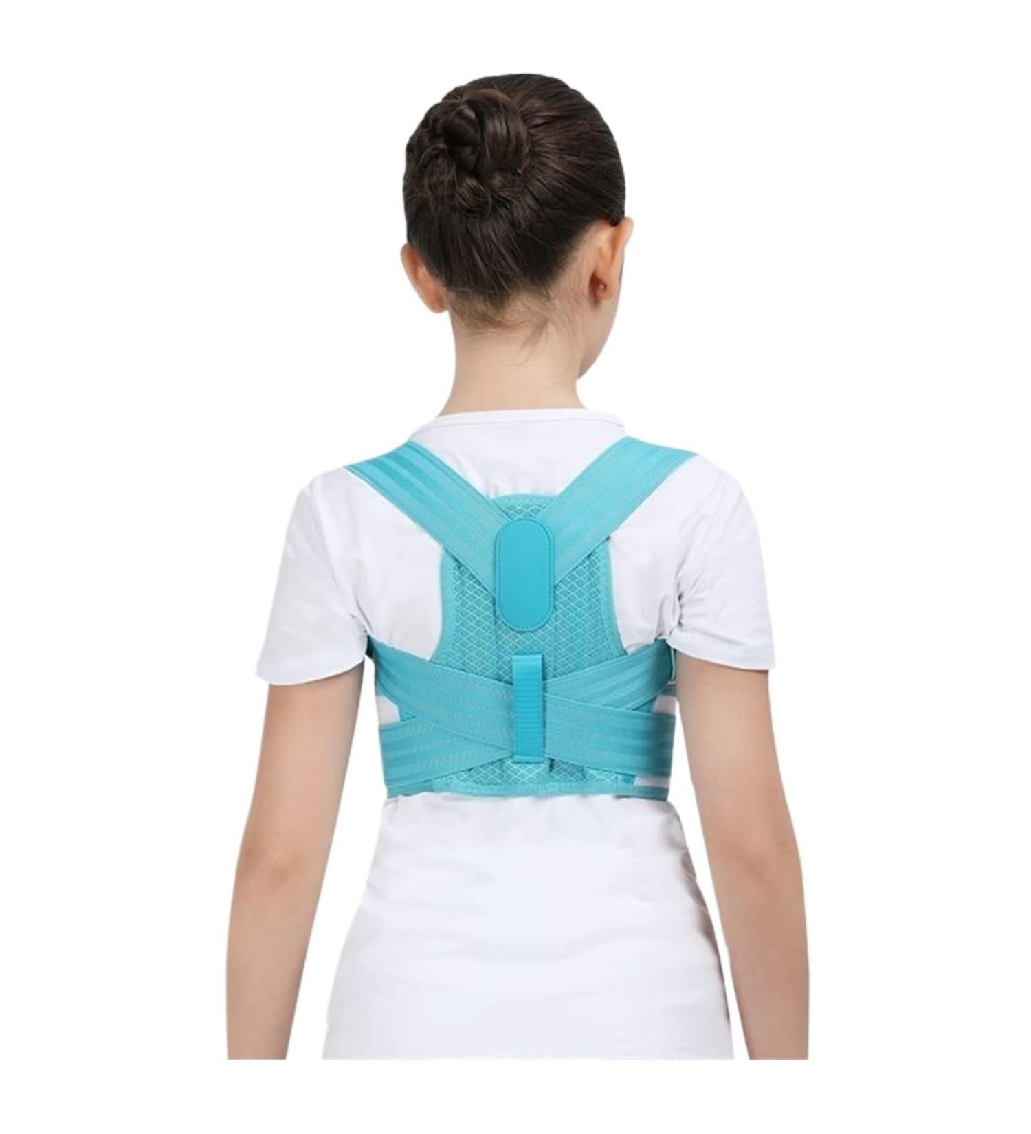 Back Brace Lumbar Support Back Posture Corrector Orthopedic Corset Shoulder Lumbar Spine Decompression Waist Belt(Blue X-Large) X-Large Blue - Buy Online on GoSupps.com
