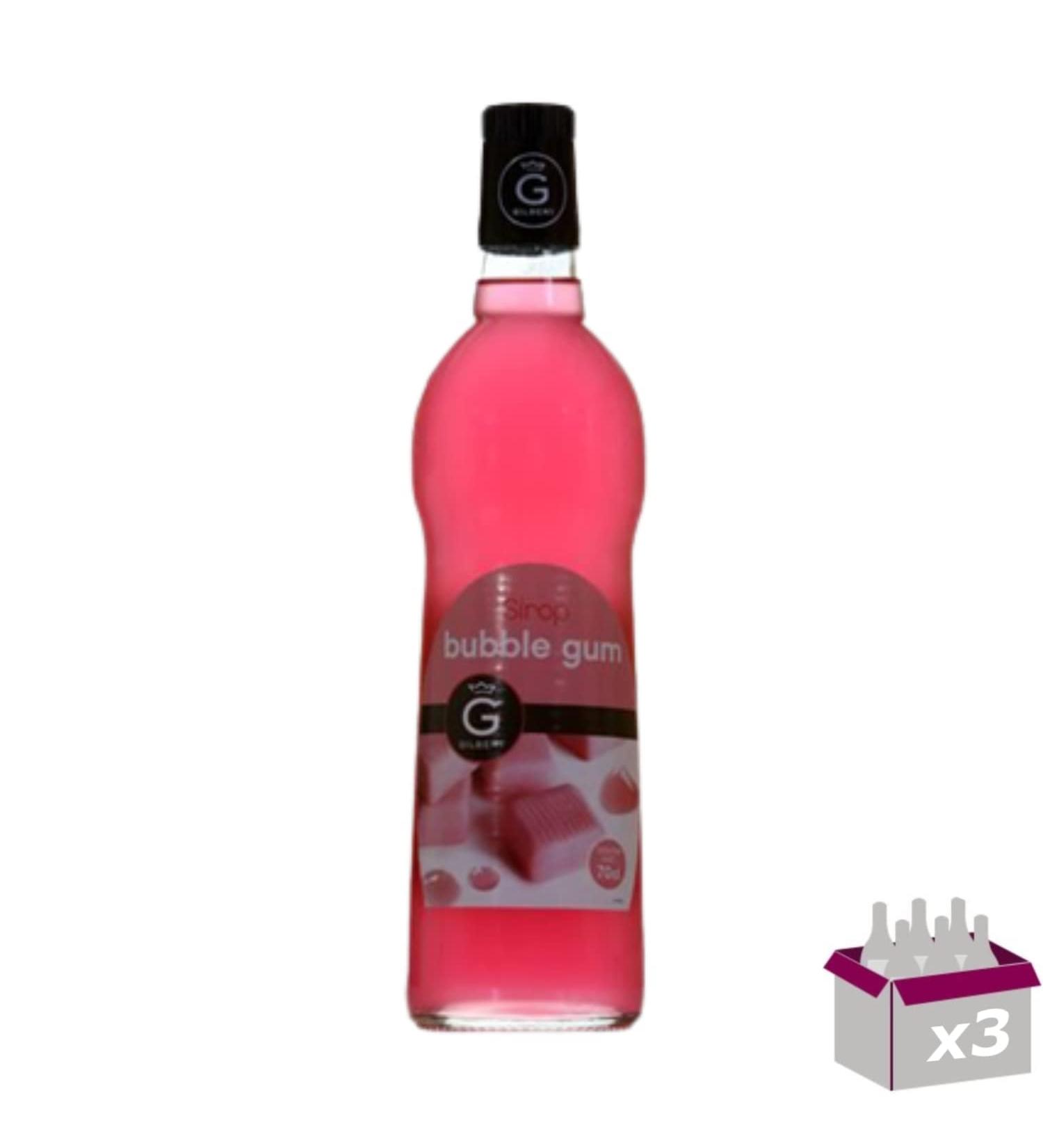 Gilbert Bubble Gum Syrups 3 x 70 ml Pack of 3