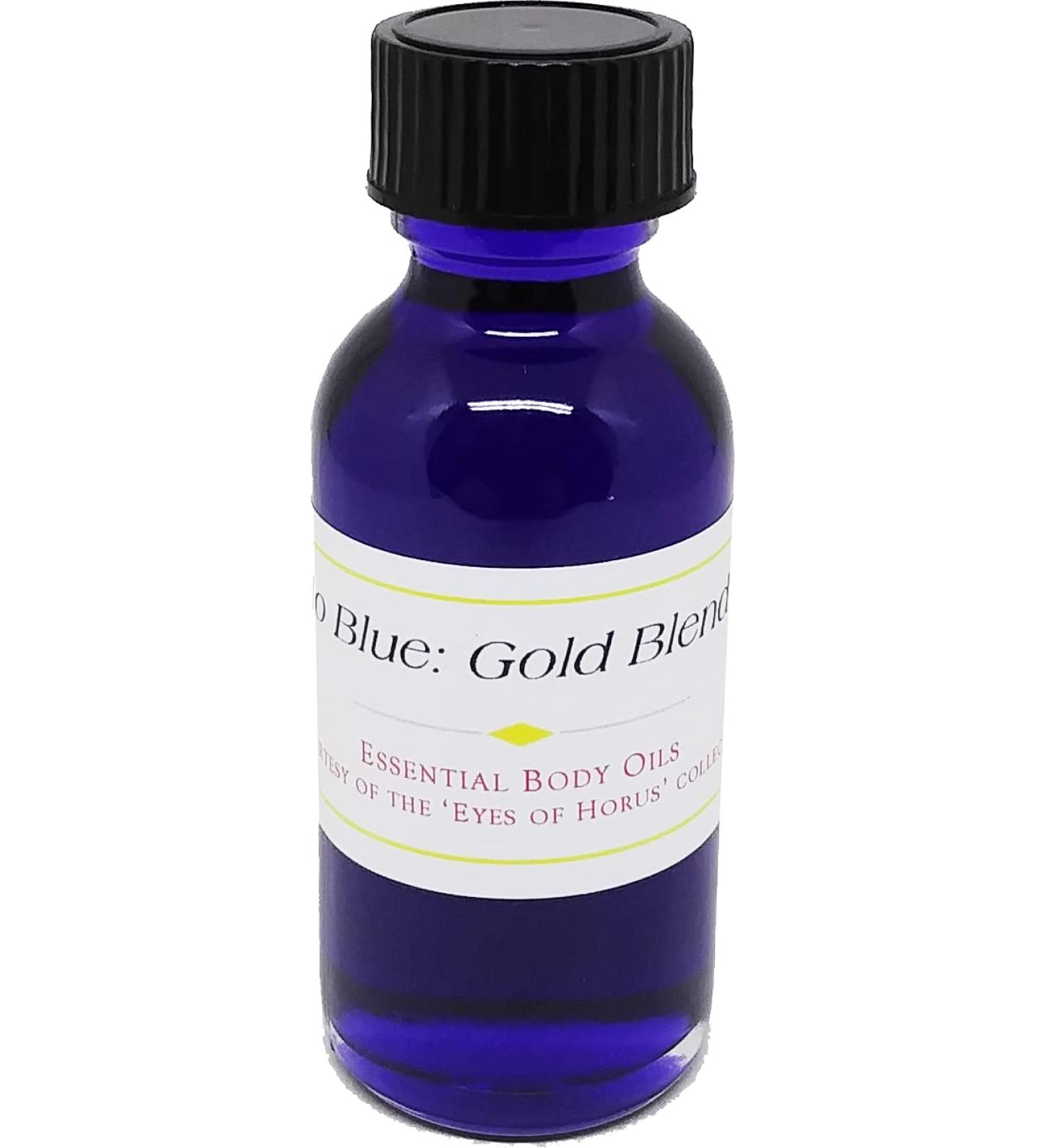 Polo Blue: Gold Blend - Type For Men Scented Body Oil Fragrance Regular Cap - Purple - 1 oz. - ID#32150 1 Fl Oz (Pack of 1)