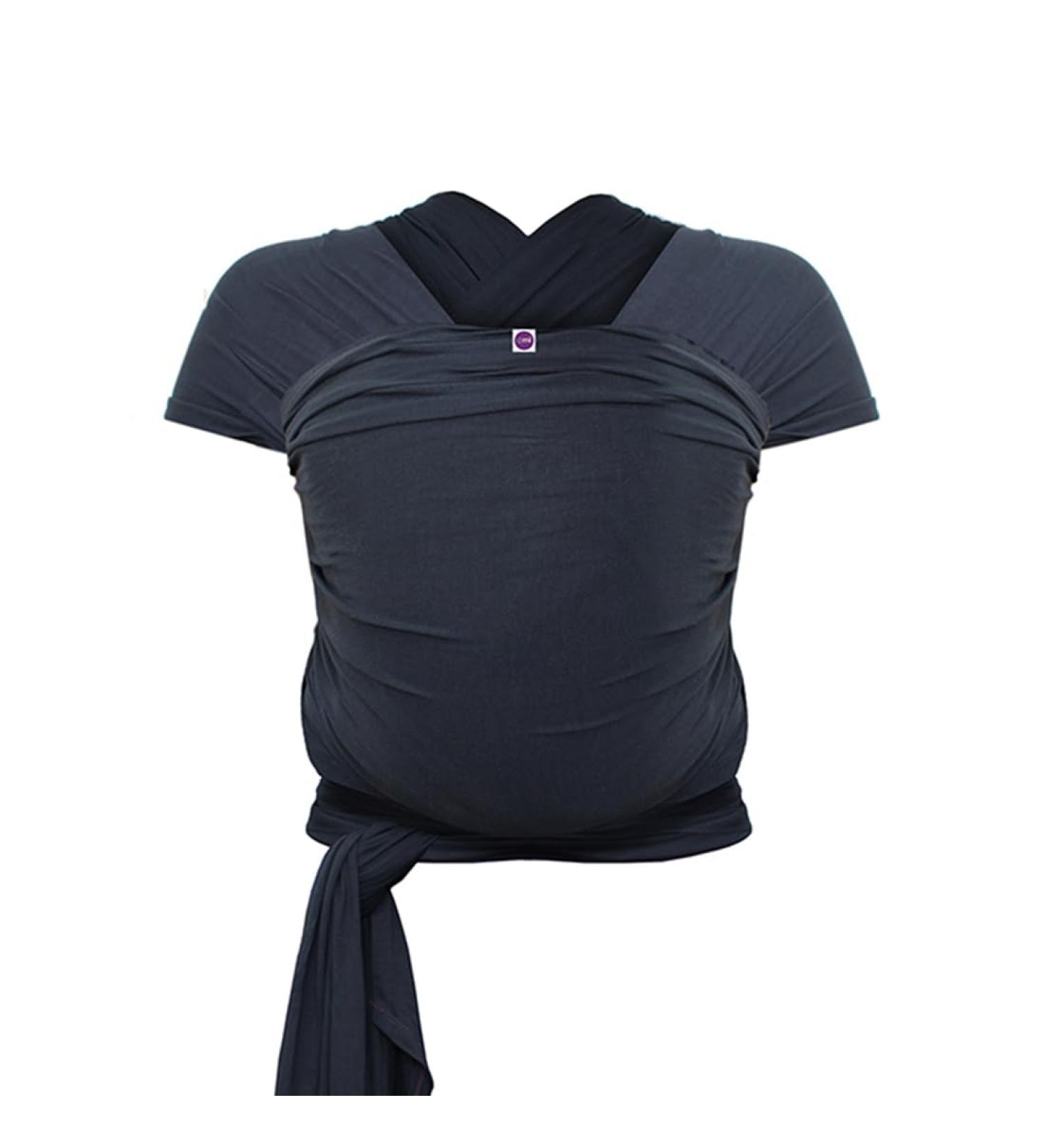 Izmi Baby Wrap | 2020 Award-Winning Soft Bamboo Material | Adjustable with 2 Carrying Positions | UK Hip Healthy Design | Slate - Buy Online on GoSupps.com