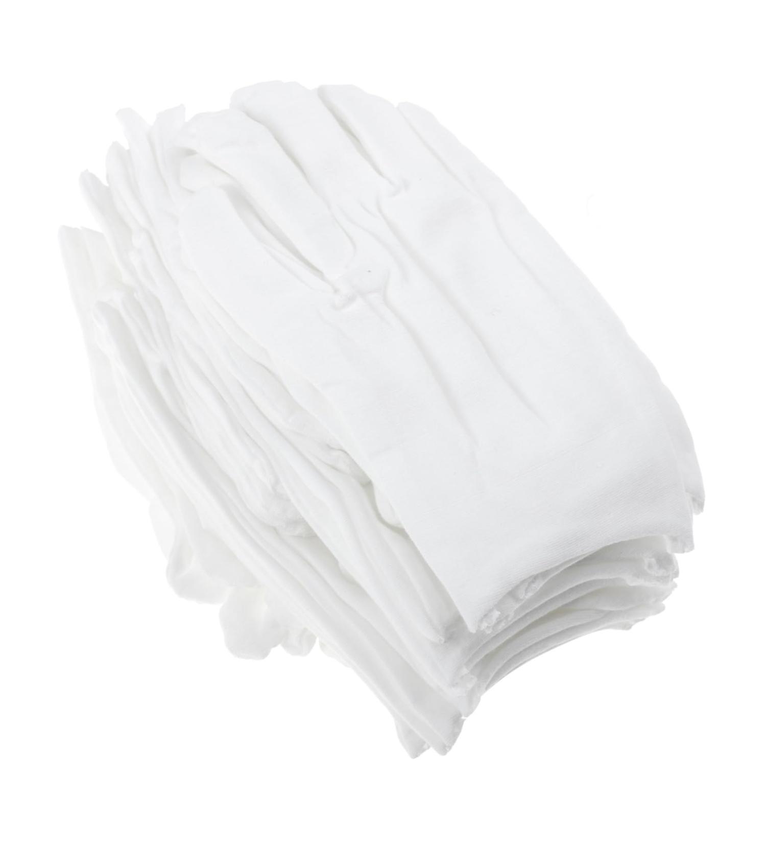 minkissy 12pairs Gloves Wax Bath Liners Wax Bath Mittens Paraffin Wax Mittens Paraffin Bath Mittens Santa Cosplay Costume Work Glove White Cotton Yarn Labor Protection Cotton Jewelry - Buy Online on GoSupps.com