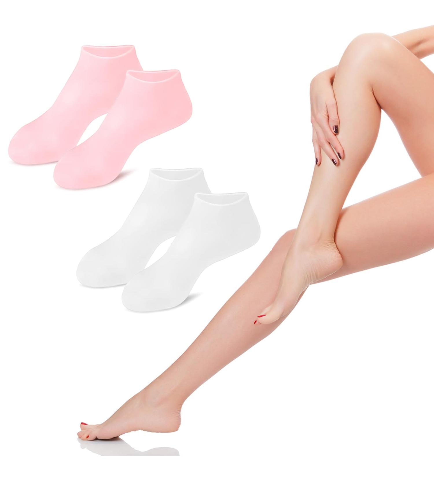 Premium Women's Silicone Socks | Moisturizing Foot Care & Spa Gel Socks - Buy Online on GoSupps.com
