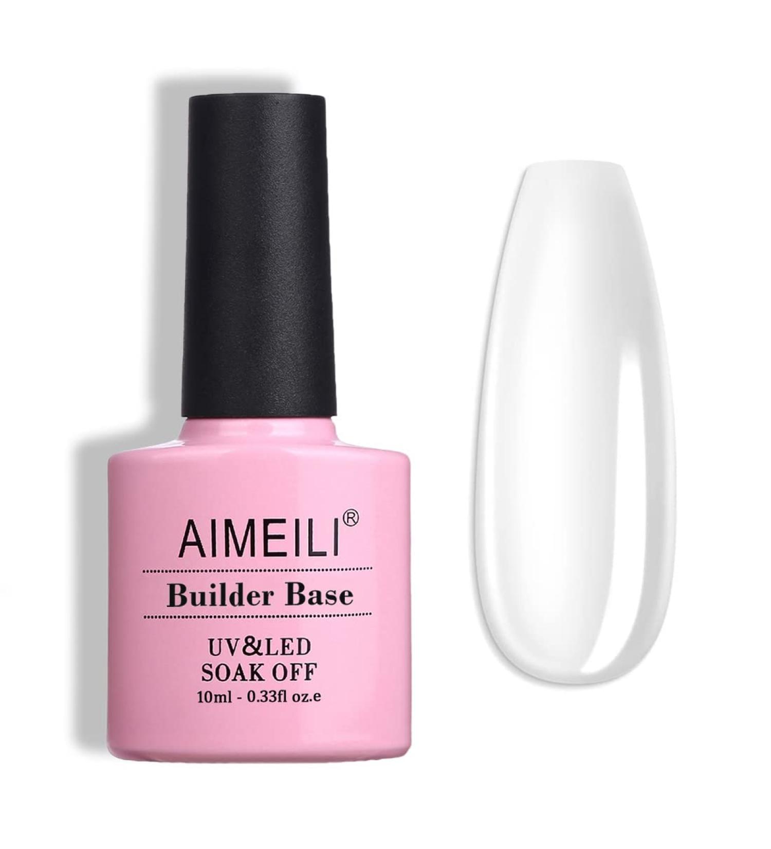 AIMEILI Clear Building Nail Gel Builder Base - Nail Repair and Extension Strengthening Gel - Buy Online on GoSupps.com