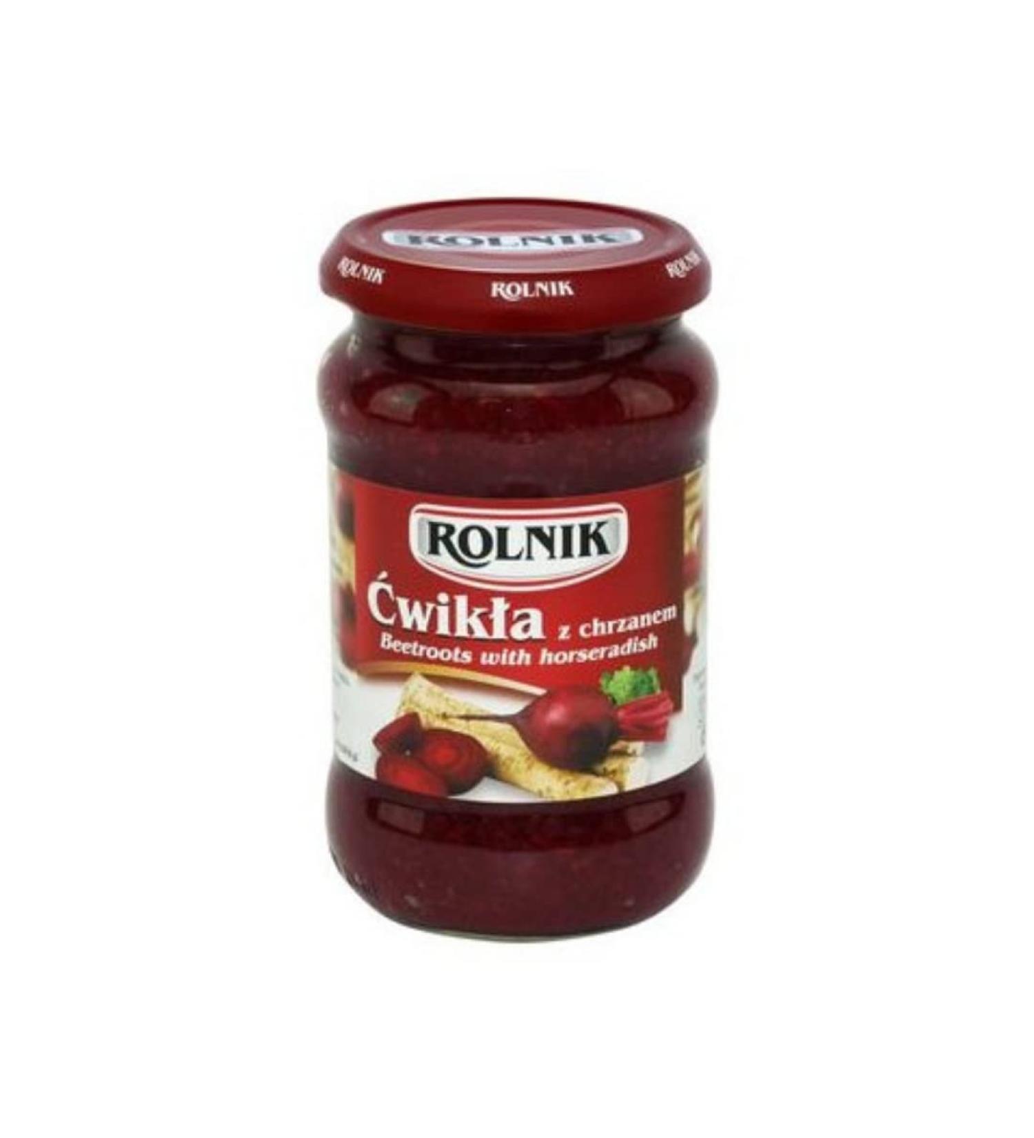 Rolnik Horseradish with Beetroot (Cwikla) 370gr x 15 Pack