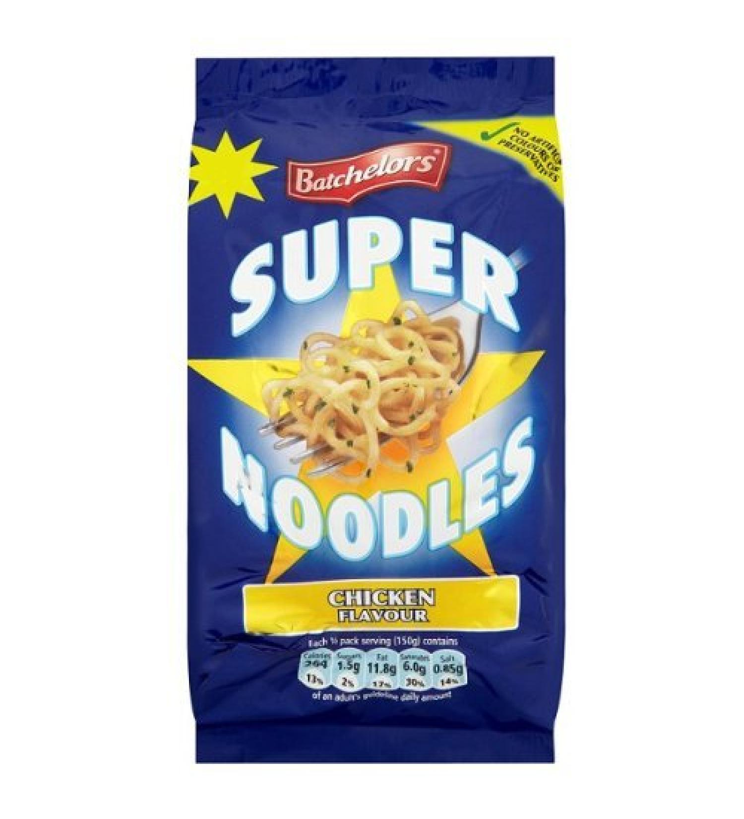 Batchelors Batchelors Super Noodles Chicken Flavour 100g (Pack of 8)