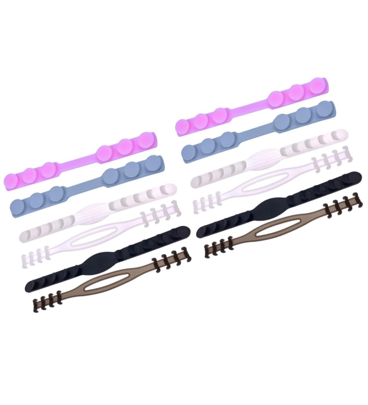 Healeeved 12-Pack Disposable Masks with Ear Protection & Accessories - Mouth Protection Mask Tape Buckles & Rope Buckles - Ideal for Comfort & Convenience - Buy Online on GoSupps.com