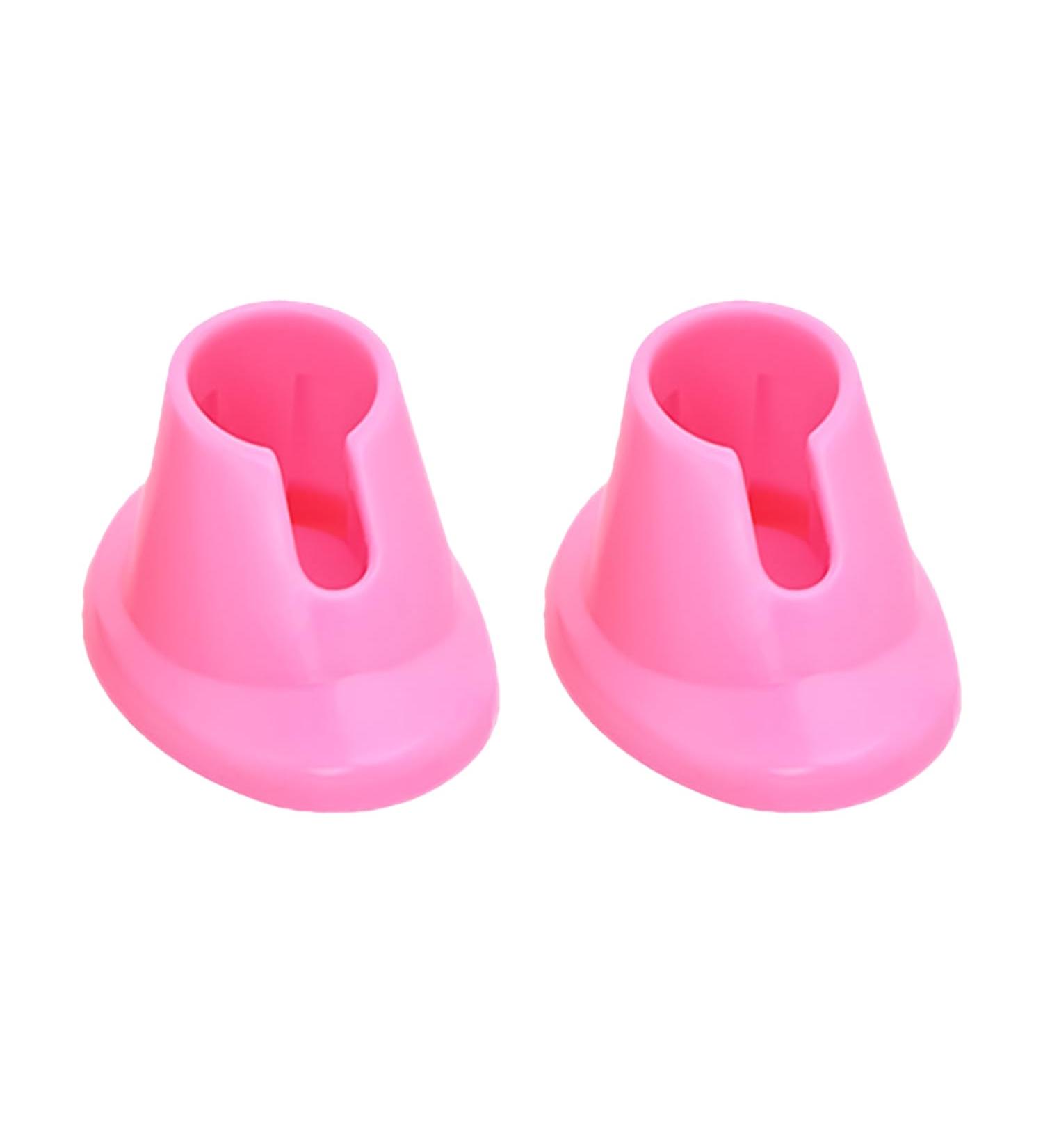 Miaija 2Pieces Nail Polish Bottle Stand Pink Nail Polish Bottle Holder Nail Art Salon Nail Art Supplies for Nail Art Organizer Manicure Tools - Buy Online on GoSupps.com