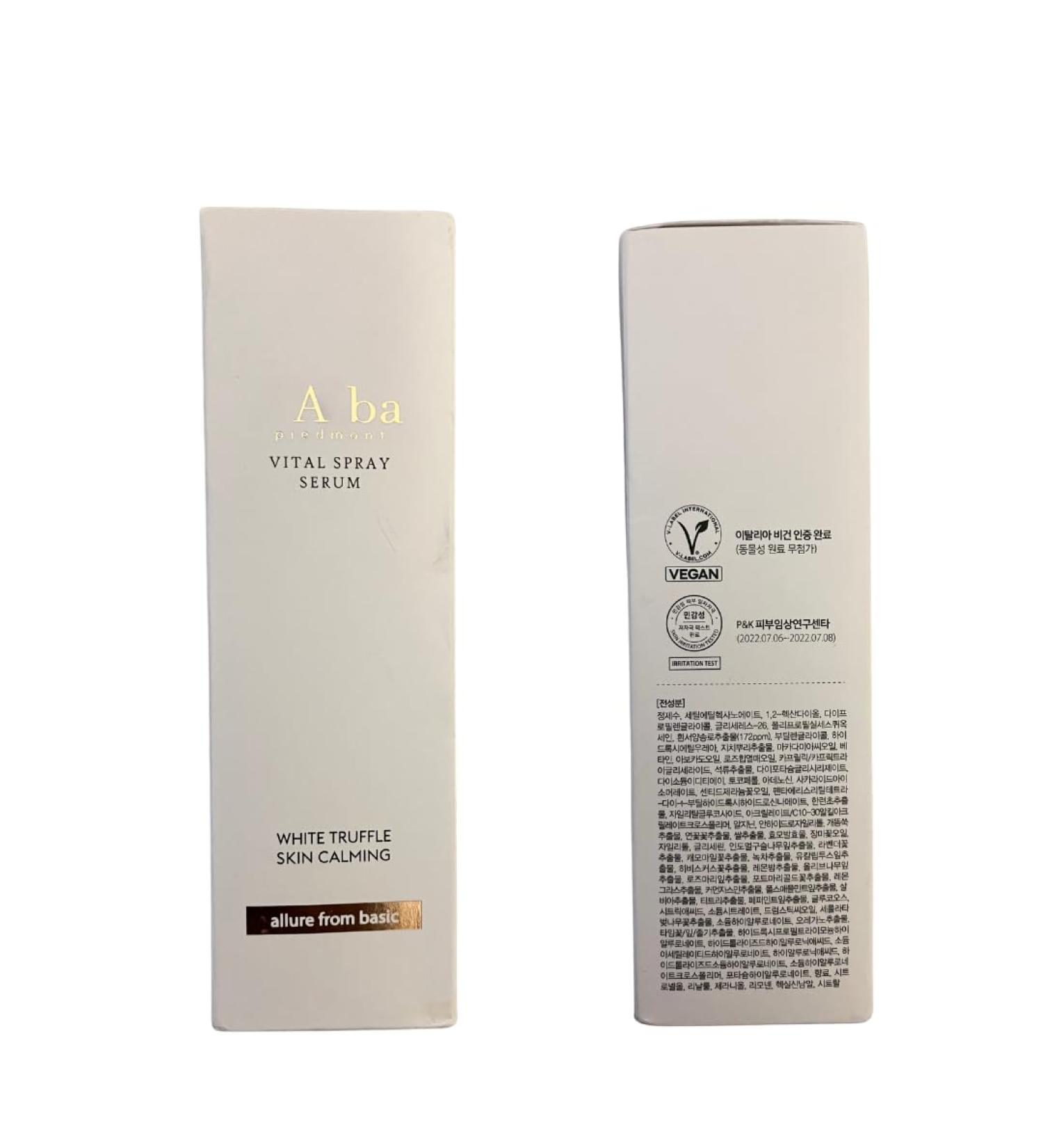  G n rique Abalba White Truffle Vital Spray Serum 100ml Hydrating & Instant Radiance Face Serum with White Truffle Extract - Buy Online on GoSupps.com