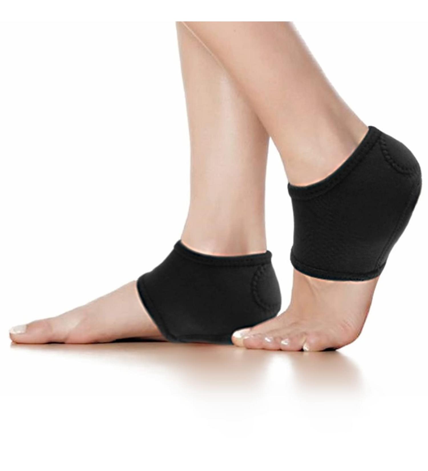Heel Guard Set - 2-Piece Heel Sleeve Protectors for Plantar Fasciitis, Heel Spurs, Achilles Tendinitis - Relieve Heel Pain with Shock Absorbing Technology - Buy Online on GoSupps.com