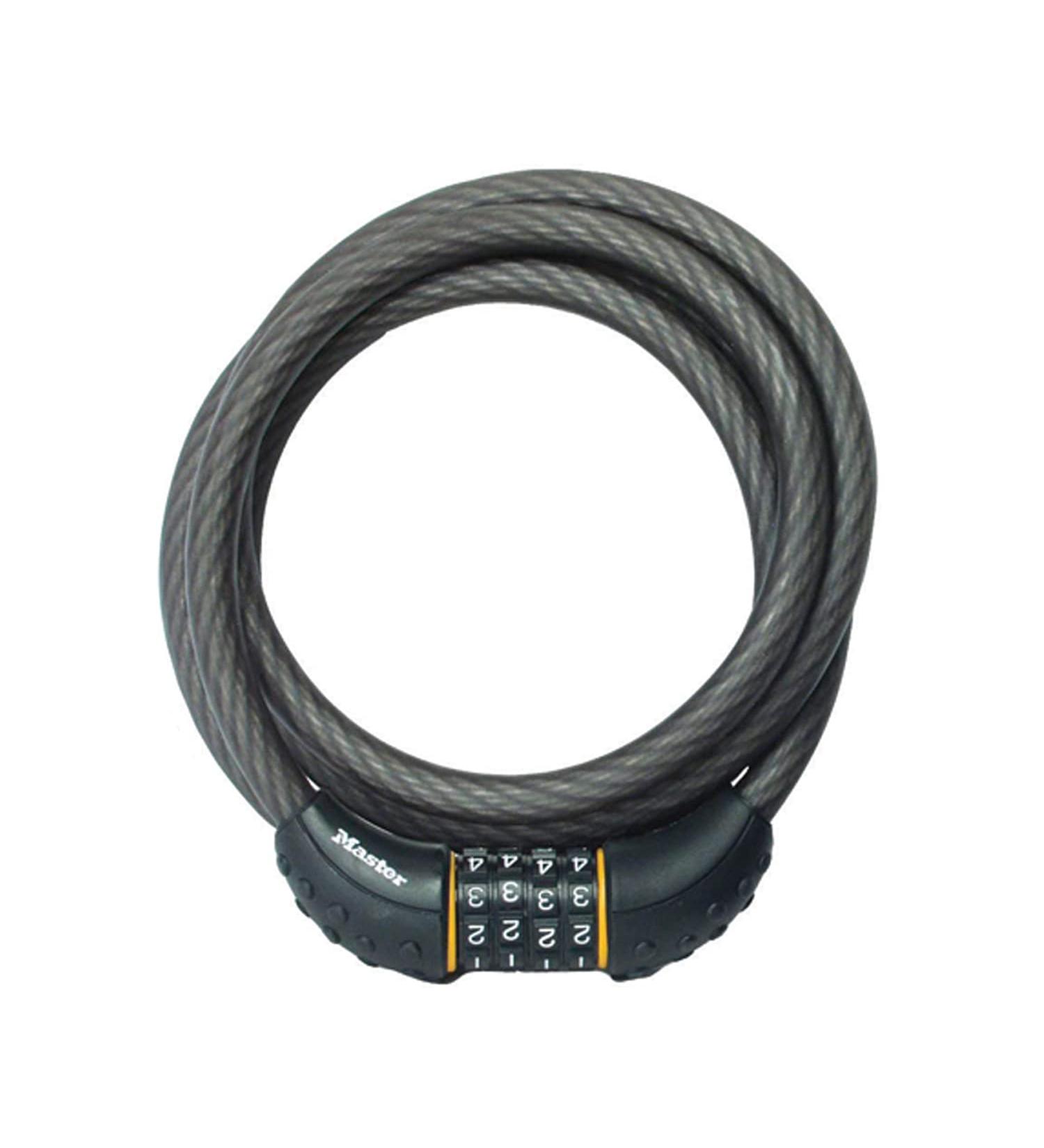 Master Lock 8122D Cable Bike Lock - 6 ft. Long, Black - Buy Online on GoSupps.com