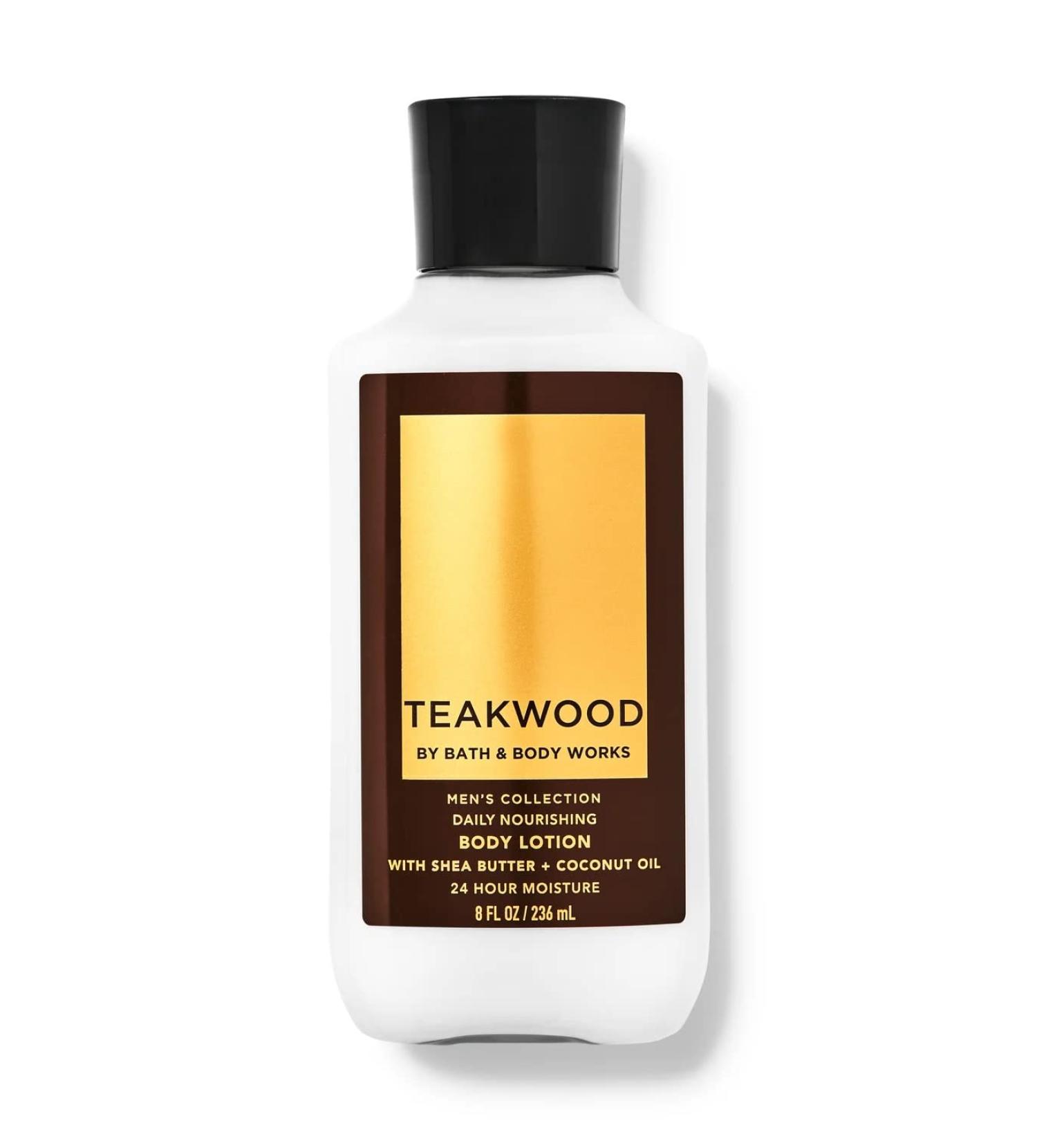 Organic TEAKWOOD Body Lotion - Nourishing and Hydrating Formula - Buy Online on GoSupps.com