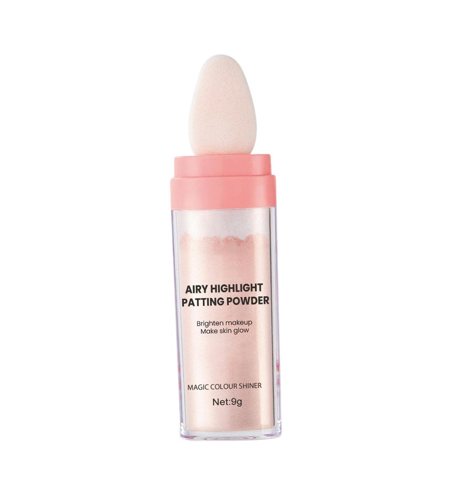 harayaa Highlighter Powder Loose Powder Eyes Glitter Sparkle Body Brightens Face Blusher Cosmetics Smooth Shimmer and Shine for Makeup Pink - Buy Online on GoSupps.com