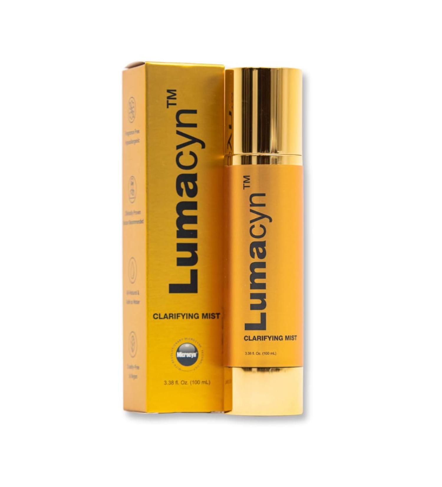 Buy Lumacyn Clarifying Mist - Reduce Redness & Blemishes All-Natural Hypochlorous Acid Facial Mist | Gentle Skin Care for All - Buy Online on GoSupps.com