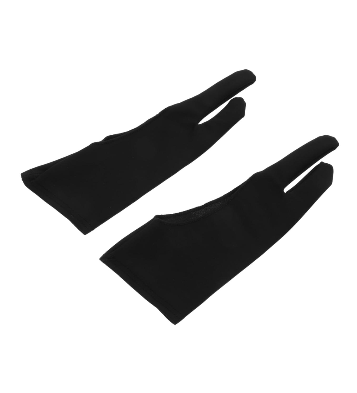 KALLORY 4pcs 2 Painting Gloves Fingerless Reduce Friction Man Black 17.5X7.8X0.2CM - Buy Online on GoSupps.com