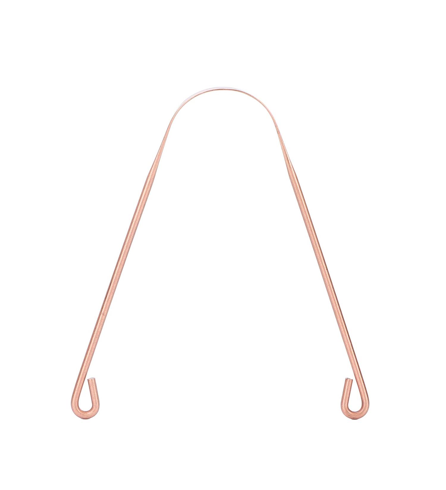 Premium Tongue Scraper & Cleaner - Copper Metal Options for Fresh Breath & Oral Hygiene - Buy Online on GoSupps.com