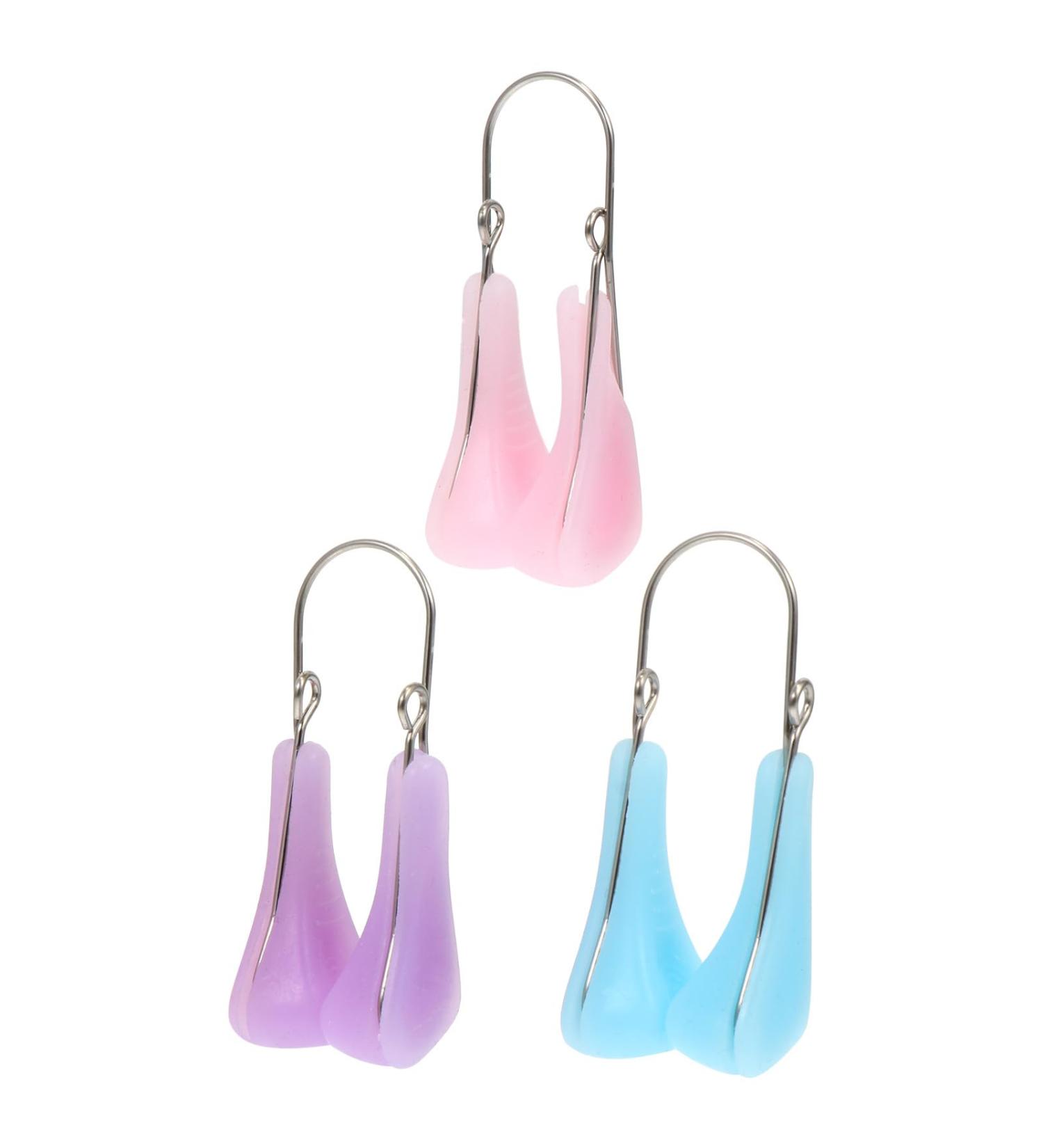 Lot de 3 Rehausseurs de Nez en Silicone Color s Pinces Nez Beaut Pratiques pour Modeler et Lifter le Pont Nasal Outils de Lifting Confortables et Discrets - Buy Online on GoSupps.com