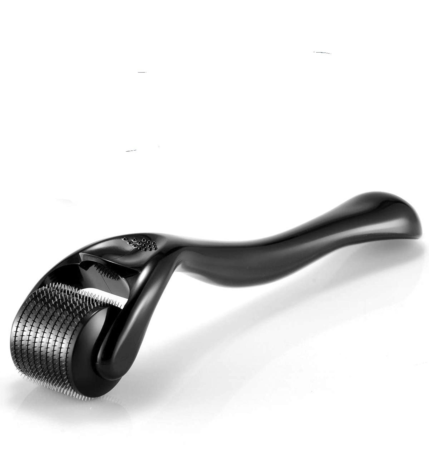 Professional Grade Derma Roller 1.5mm with Silver Needles - Beard & Hair Growth, Anti-Aging, Stretch Marks & Scars - Buy Online on GoSupps.com