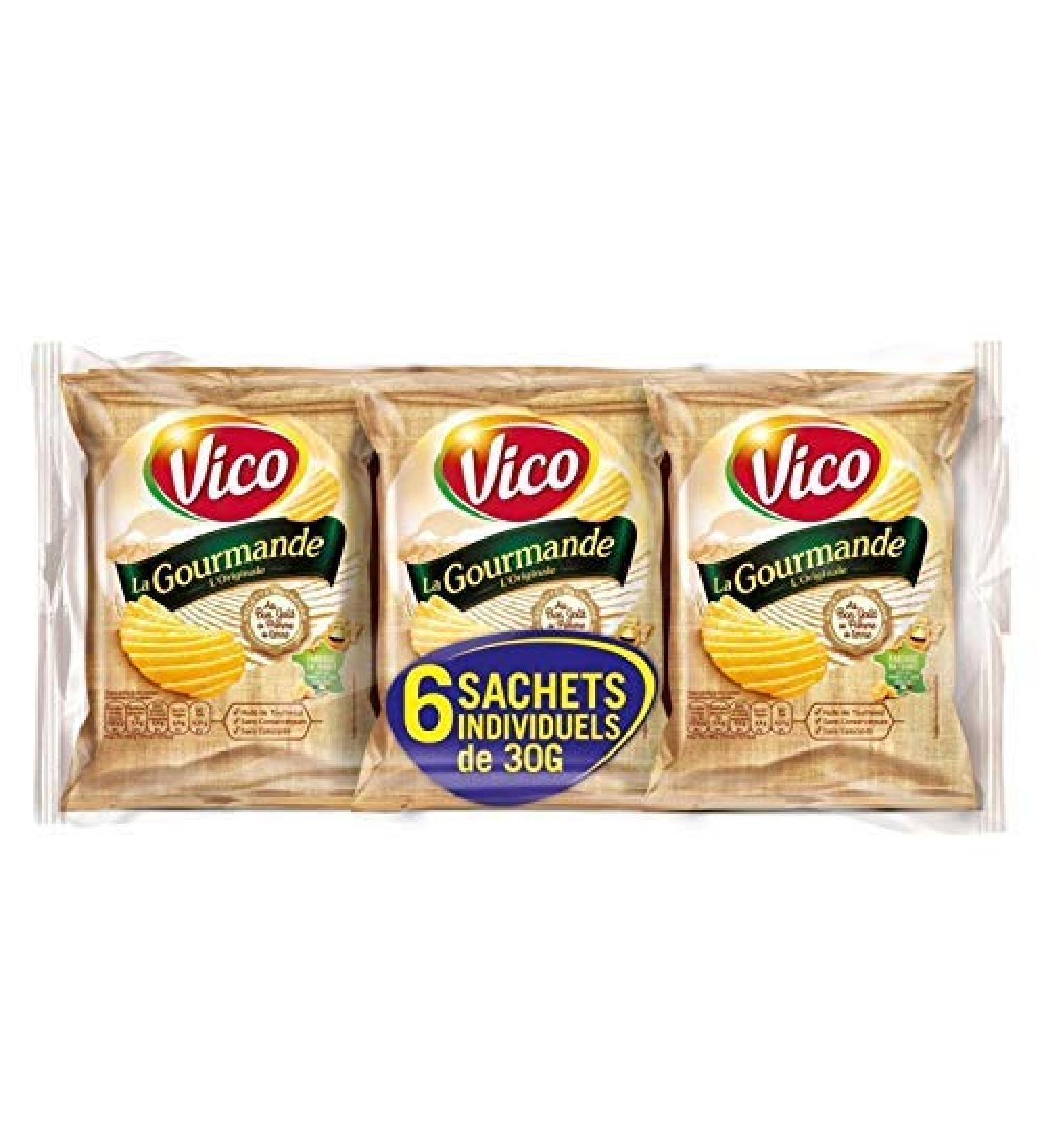 VICO - Chips La Gourmande 180G - Pack of 4 - free delivery