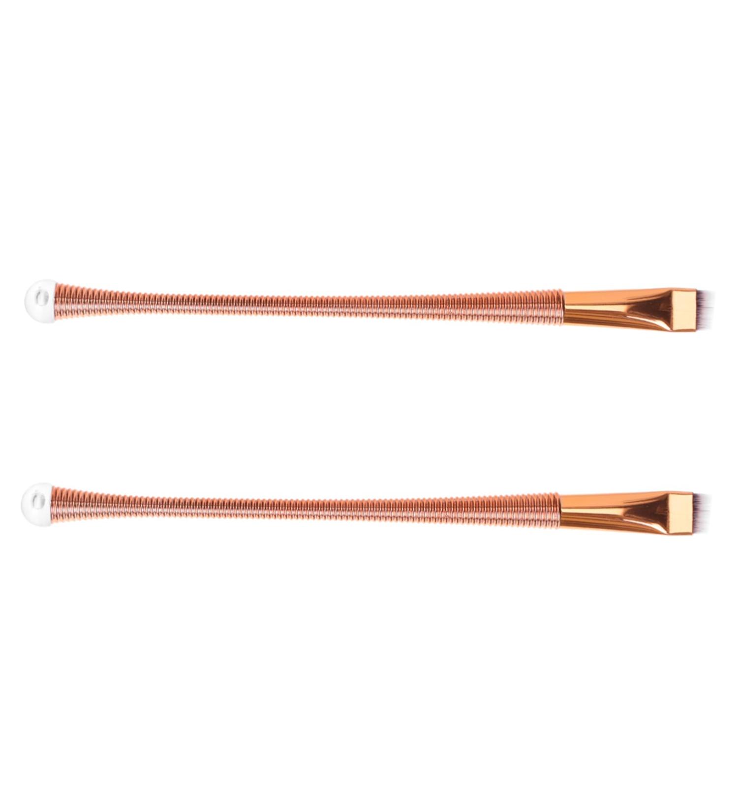 Healeved 2pcs Eyeliner Brush Eyebrow Brush Eyeliner Makeup Brow Styler Brush Eyebrow Cosmetics Plastic - Buy Online on GoSupps.com