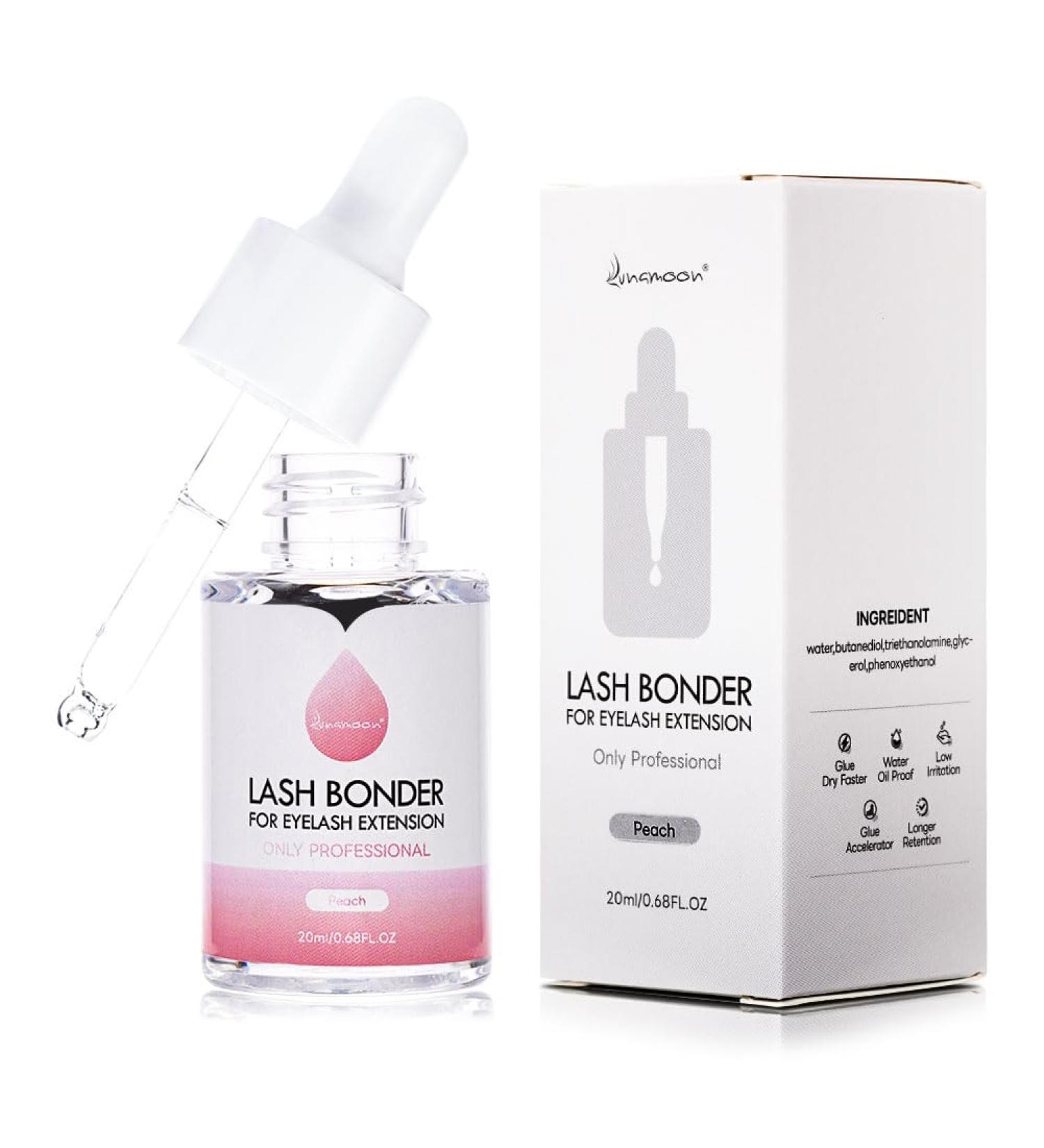 Eyelash Bonder & Sealer - 20ml Peach | Accelerate Adhesive Drying & Extend Hold for Extensions - Buy Online on GoSupps.com
