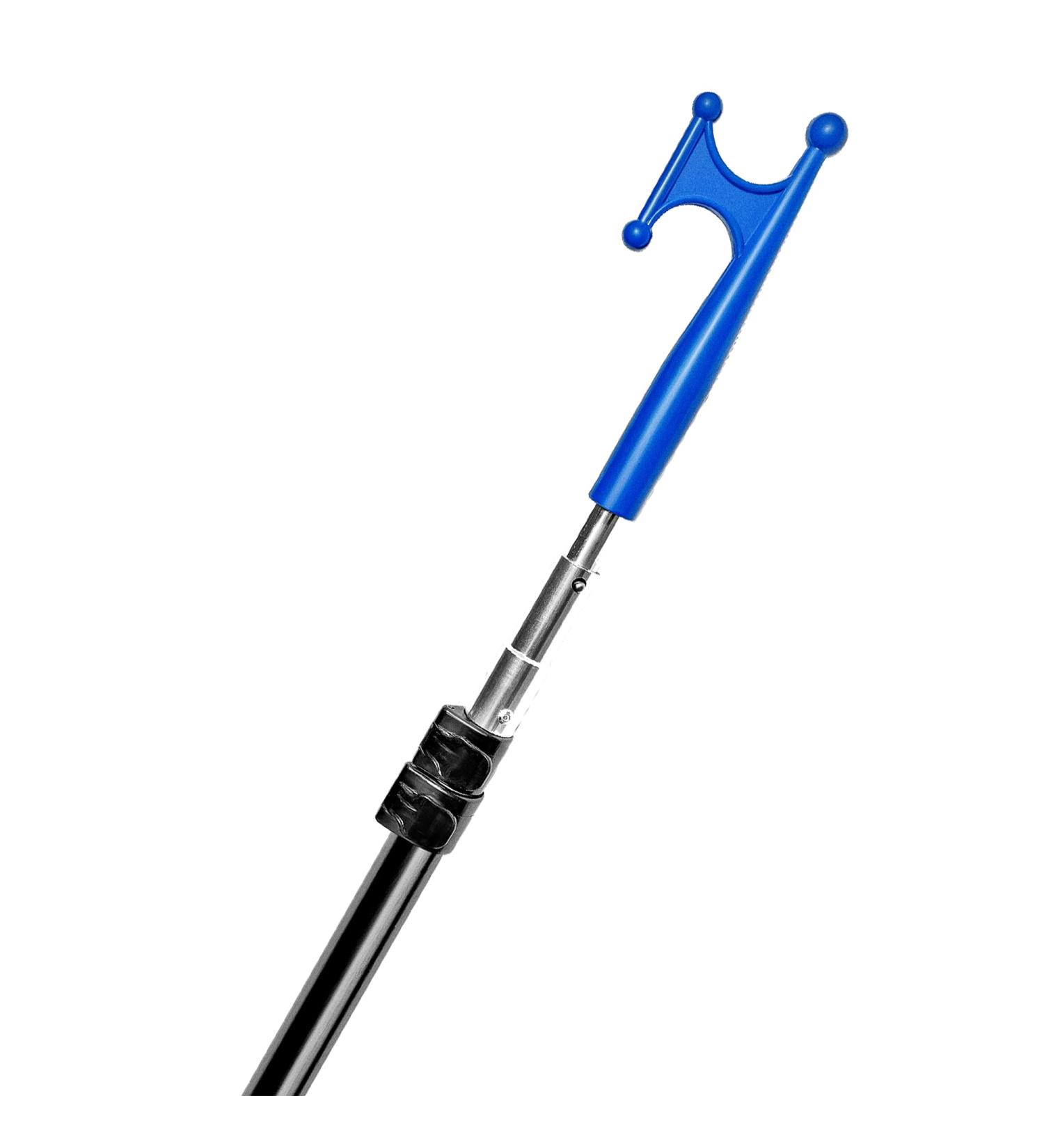 BTG GEAR Marine-Grade Telescoping Boat Pole | 5' to 8.5' w/Removable Hook | Extra-Strong Aluminum | For Boats up to 40ft - Buy Online on GoSupps.com