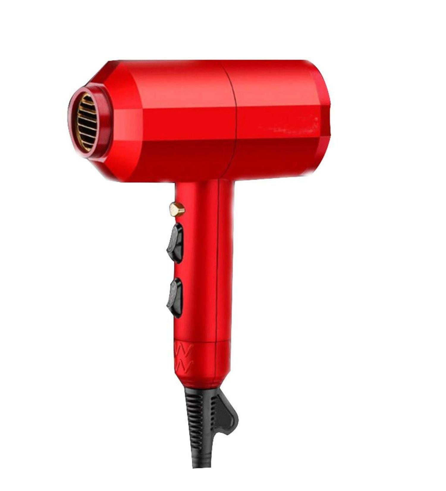 ADITAM Tourmaline Hair Dryer Salon Negative Ionic Hair Blow Dryer Dc Motor Light Weight Low Noise Hair Dryers with Diffuser & Concentrator/Red Double The Comfort - Buy Online on GoSupps.com