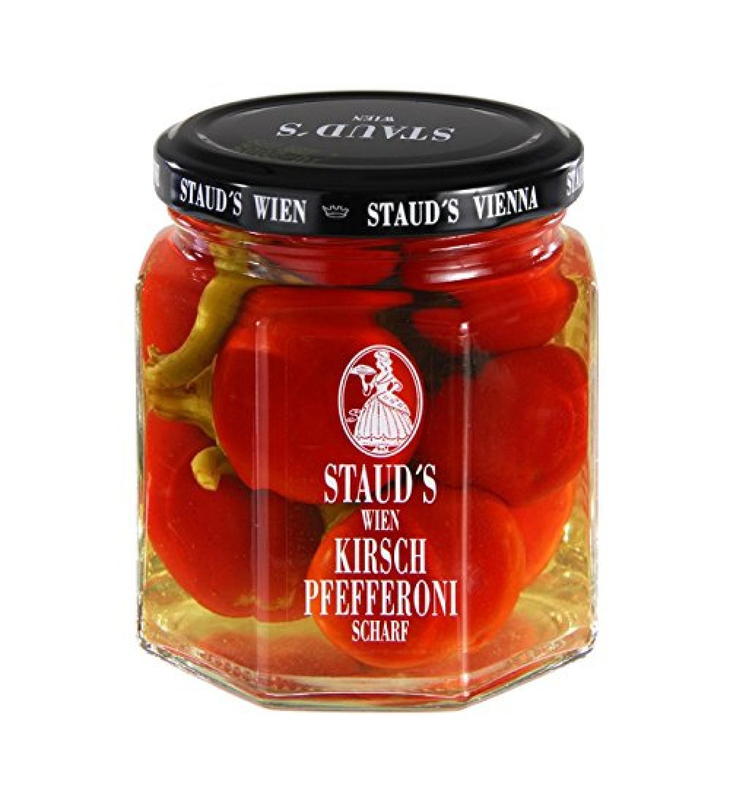 Staud's Wien - Cherry peppers very hot - 228 ml