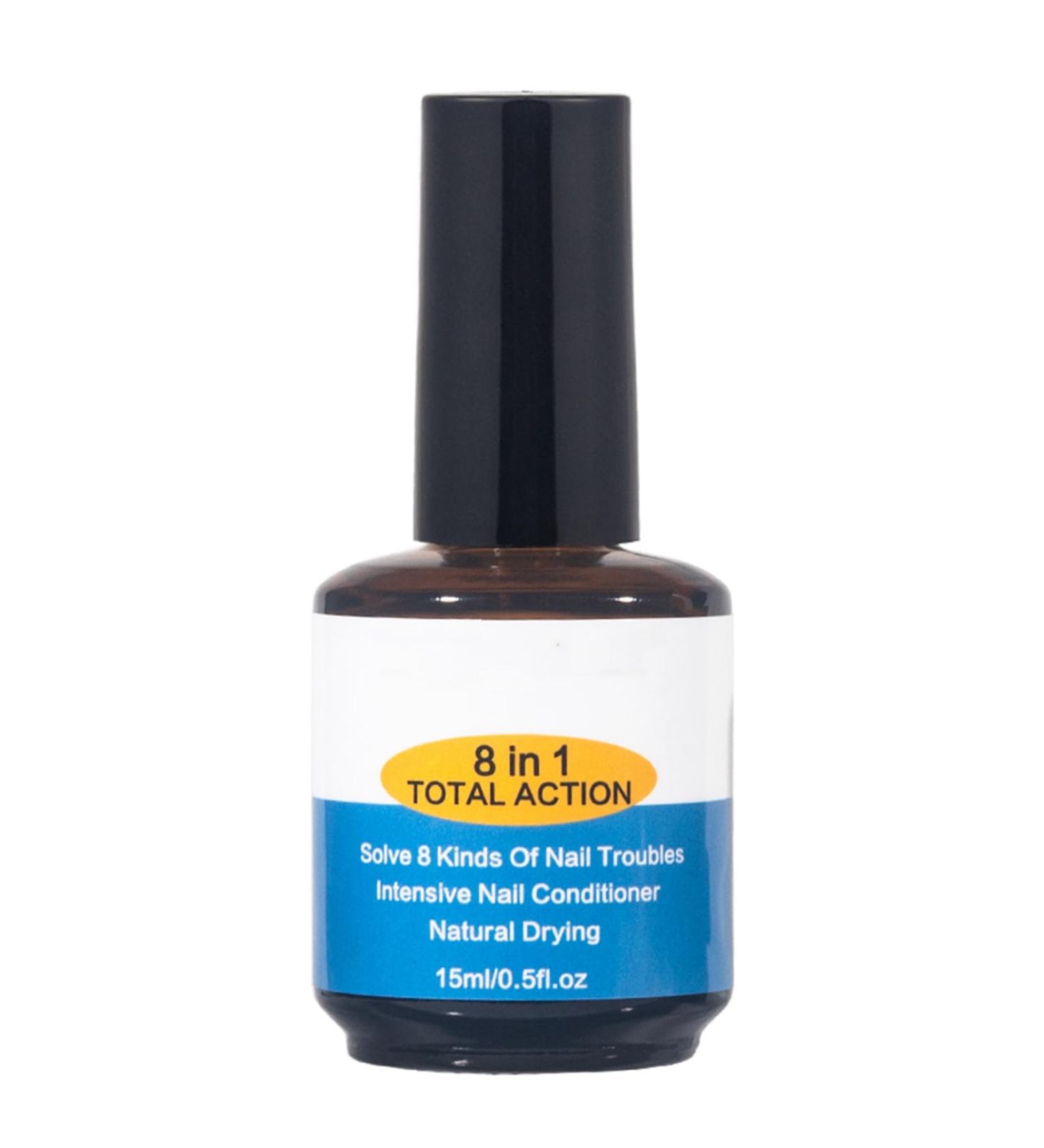 ASMAYSA Nail Strengthening Treatment-Nail Therapy-8 in 1 Total Action Concentrated Hardening & Strengthening Polish Nail Serum Nail Growth Activator Nail Repair Weak Thin Soft Peeling Nails - Buy Online on GoSupps.com