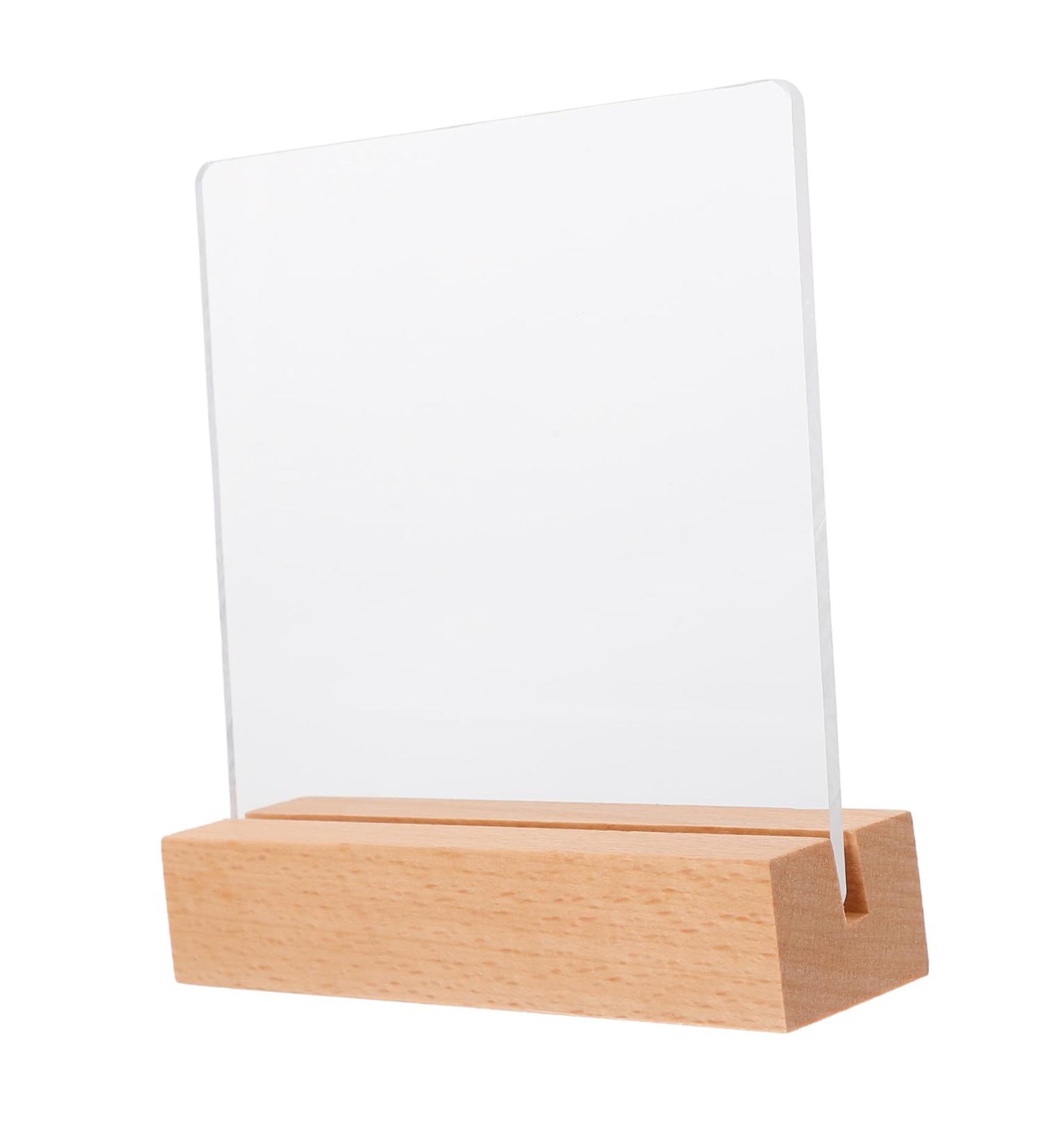 Gatuida Nail Display Board Name Card Stand Nail Tips Display Holder Acrylic Sign Holder False Acrylic Nail Display Holder Manicure Display Frame Fake Nails Boards Earrings Nail Plate Wood - Buy Online on GoSupps.com