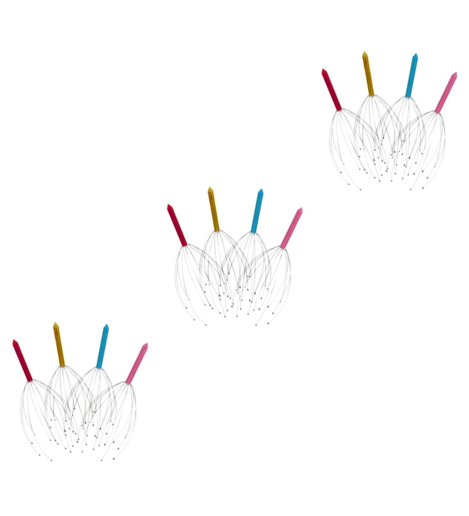 Beaupretty 12 STK Head Massage Clerk Massager - Boost Blood Circulation & Relaxation | Shop Now! - Buy Online on GoSupps.com
