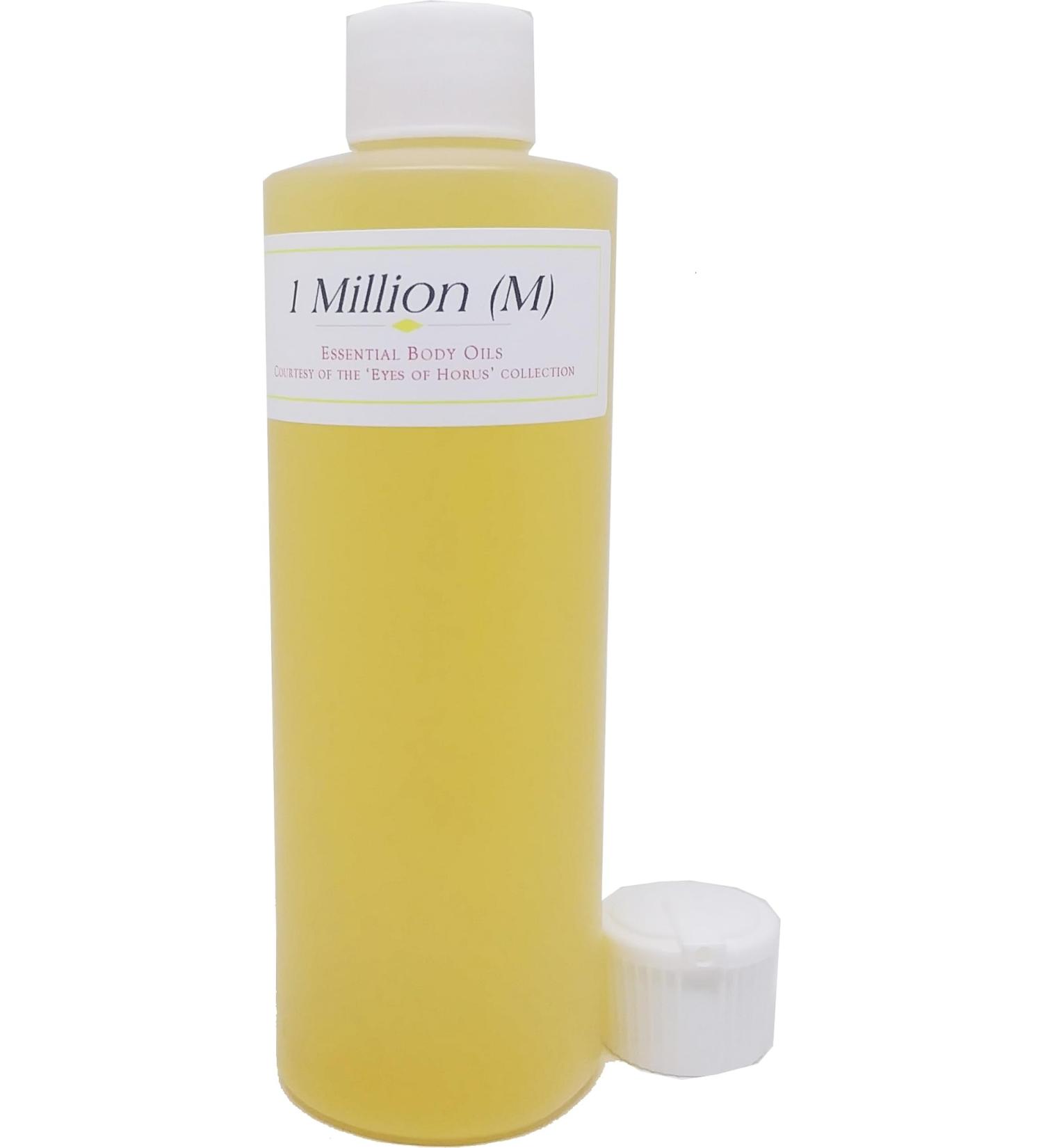 One Million - Type For Men Cologne Body Oil Fragrance Flip Cap - Gold - 8 oz. - ID#32236 8 Fl Oz (Pack of 1)
