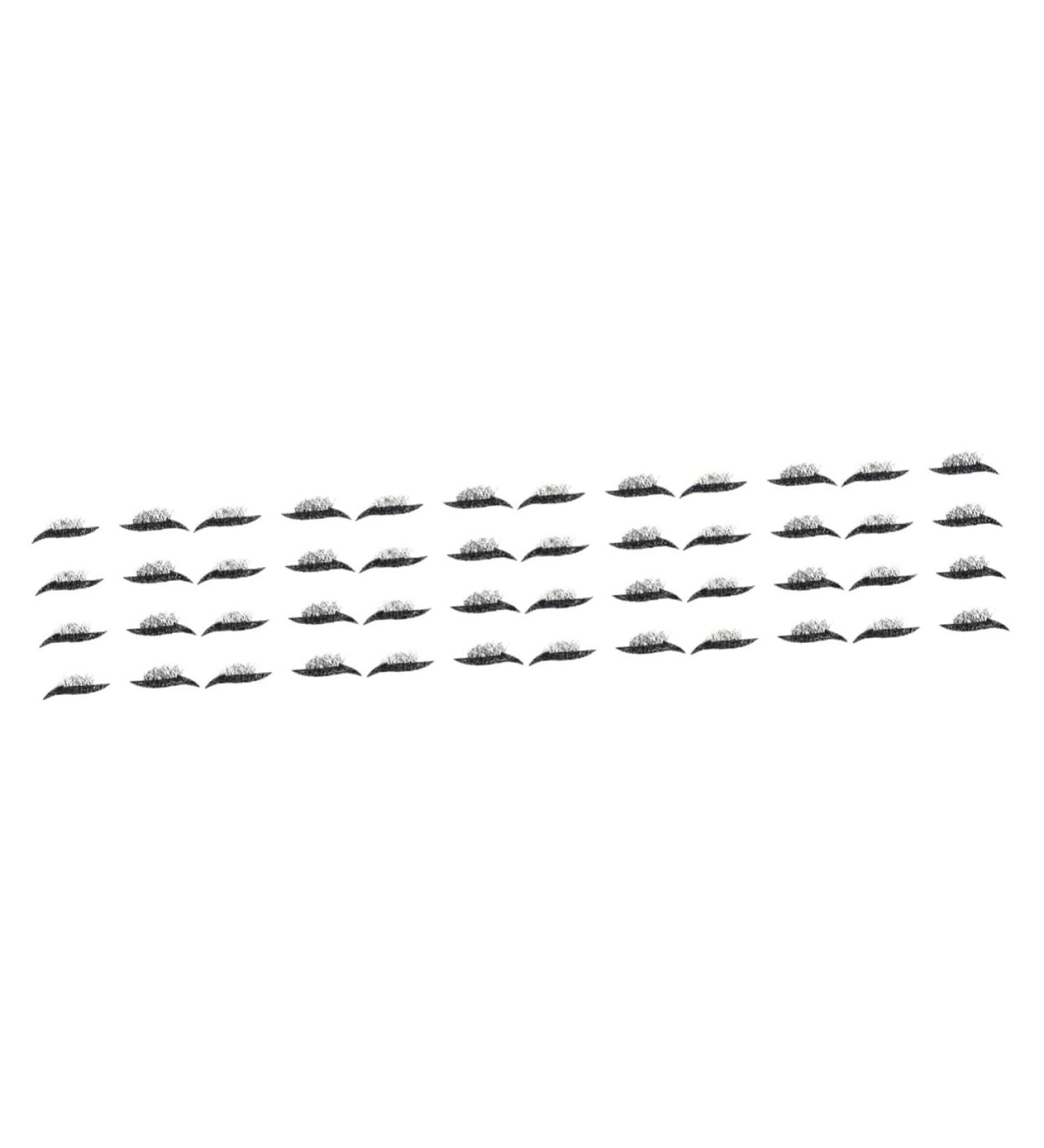 MAGICLULU 24 Pairs False Eyelash Stickers Glitter Makeup Fake Lashes Pipeline Plastic Double Eyelid Sticker 1 count (Pack of 1) Blackx6pcs - Buy Online on GoSupps.com