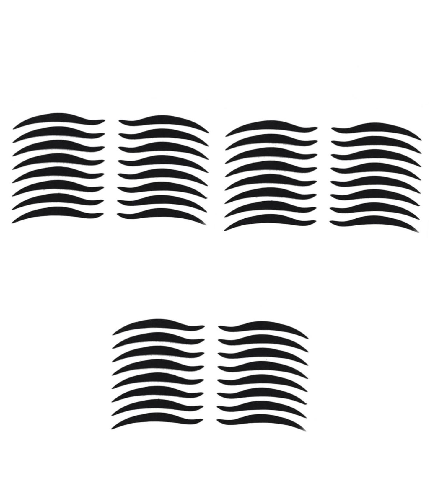 POPETPOP Black Eyelid Tape 240 Pairs Black Eyeliner Sticker Reusable Eyelid Stickers Cat Eye Eyeliner Stickers Black Out Stickers Makeup Stickers Waterproof Eyelid Tape Smoky Double Eyelid - Buy Online on GoSupps.com