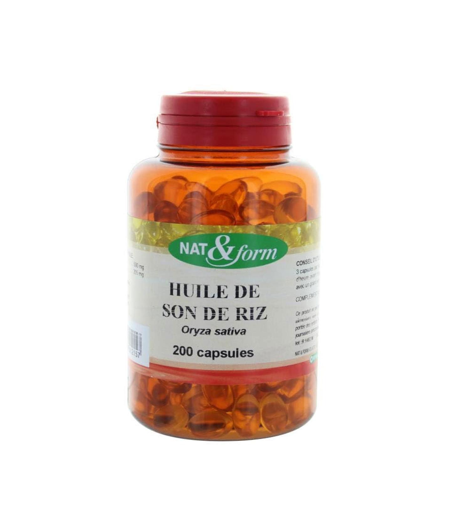 RICE BRAN OIL 200 capsules Nat&Form