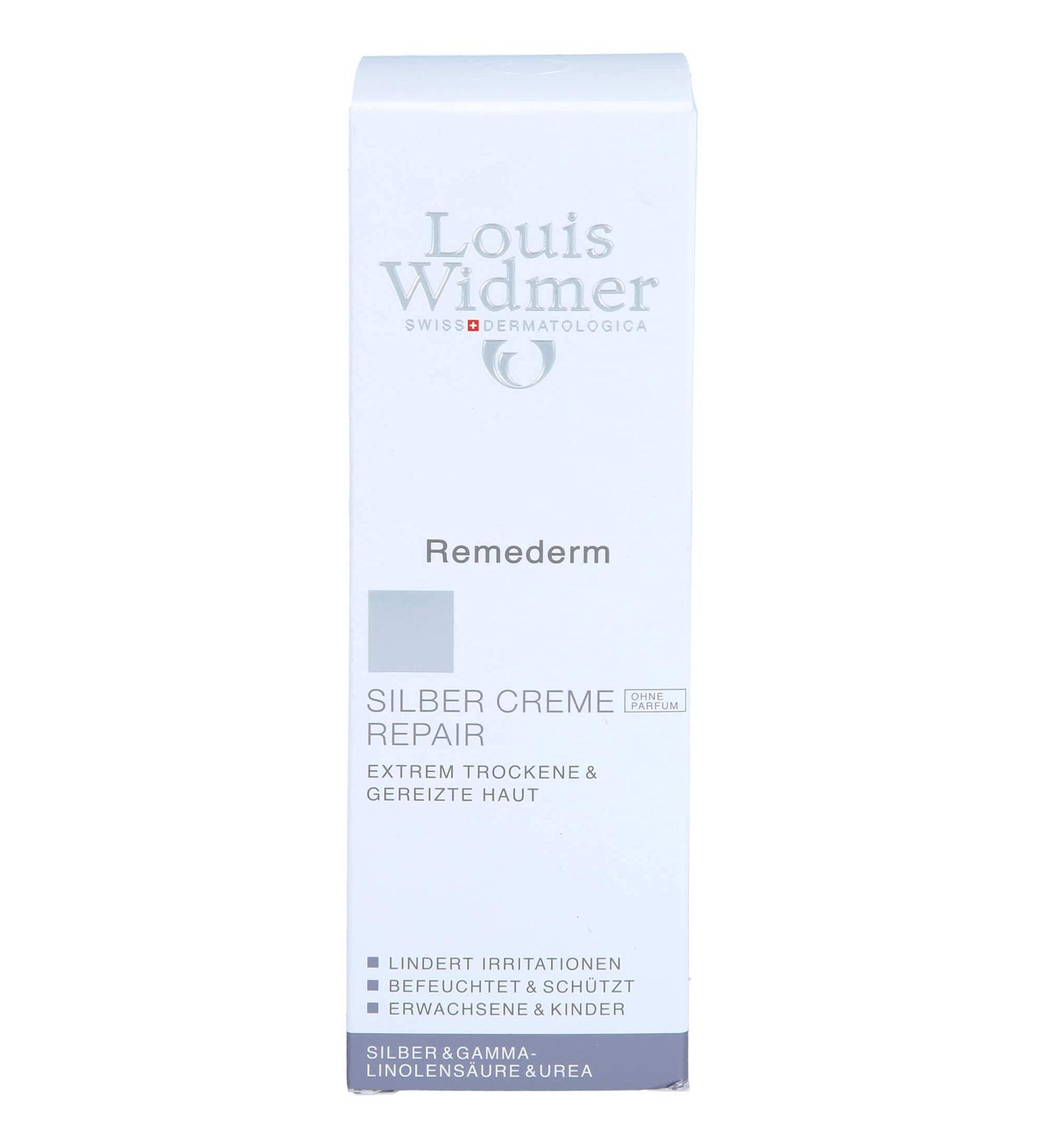 Louis Widmer Remederm Silver Cream Repair - 75 ml | Best International Shipping for Skin Care - Buy Online on GoSupps.com