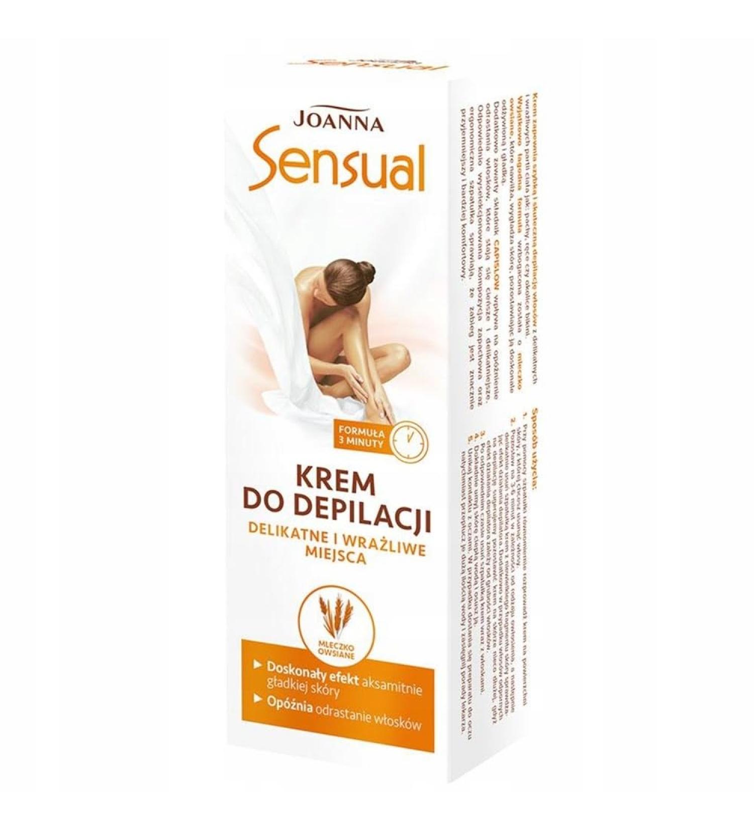 Joanna JOANNA DEPIL SENS. Cream for sensitive skin. Oat milk