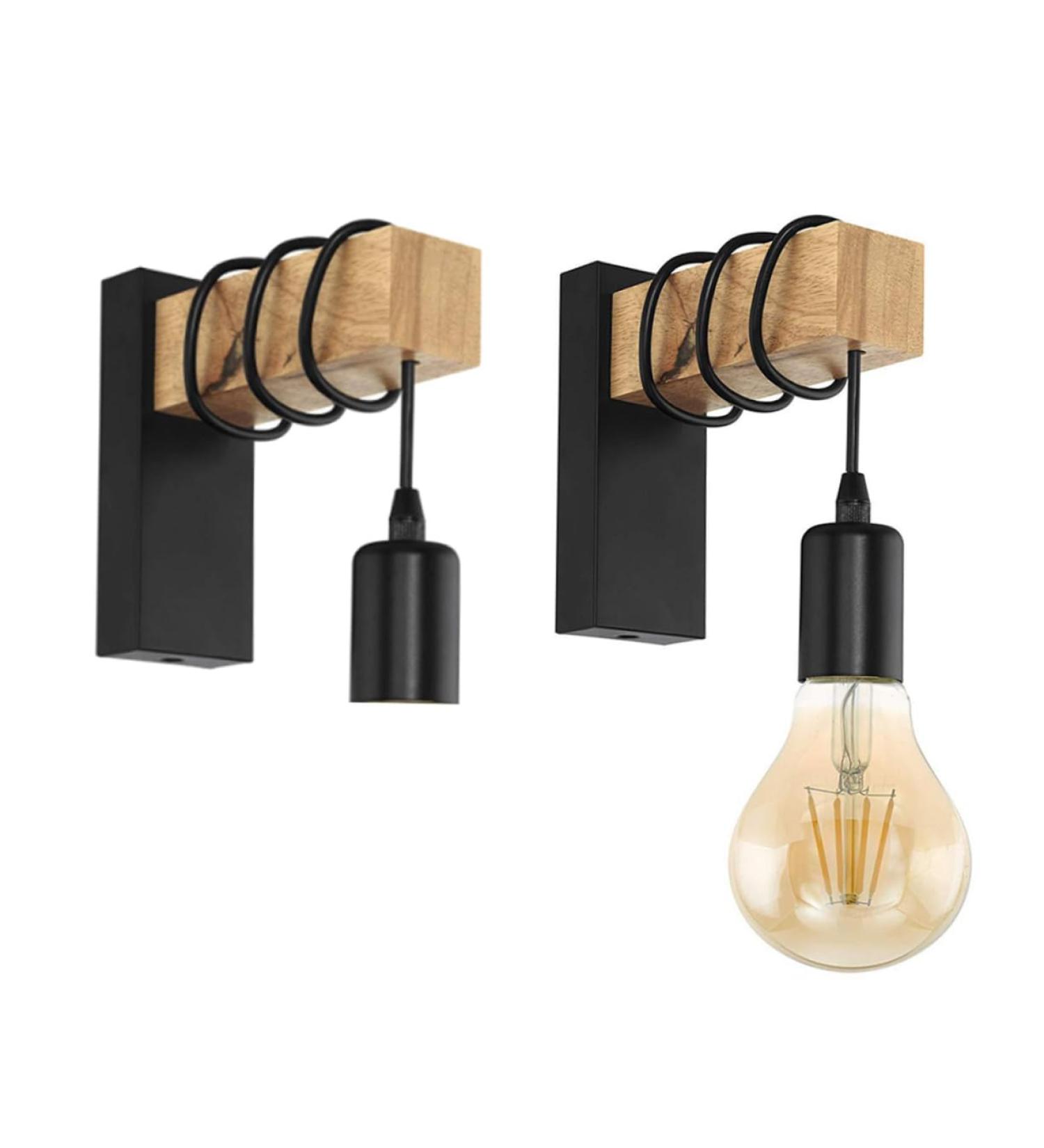 DOITOOL Indoor Lights for Decoration Metal Shade Wall Light Home Decor Light Night Lamp Wall Lamp Simple Set - Buy Online on GoSupps.com