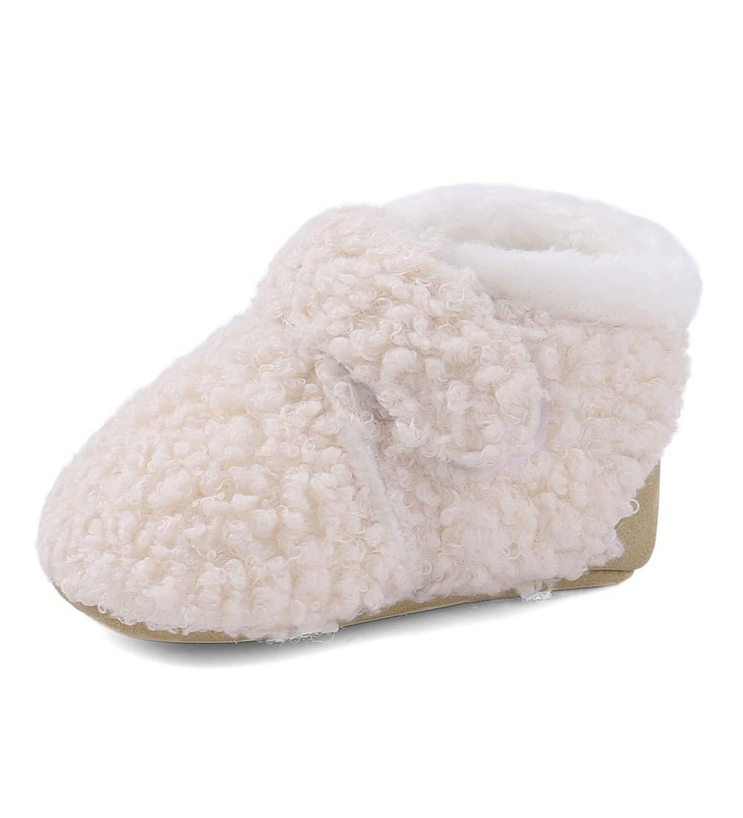 Cheerful Mario Winter Home Slippers | Baby Boys Girls First Walking Pram Shoes - Buy Online on GoSupps.com
