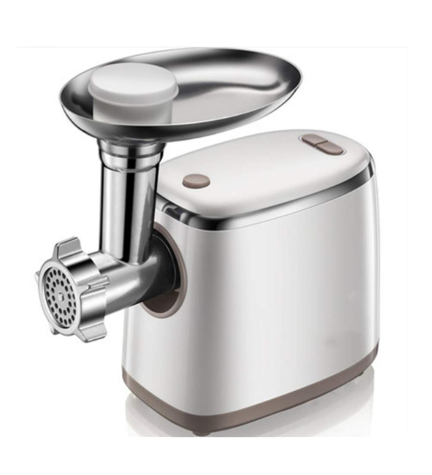 YJ Electric Meat Grinder - Heavy-Duty Stainless Steel Food Grinder with 2 Discs & Sausage Making Kit - Ideal for Ground Meat Vegetables & Garlic - Buy Online on GoSupps.com