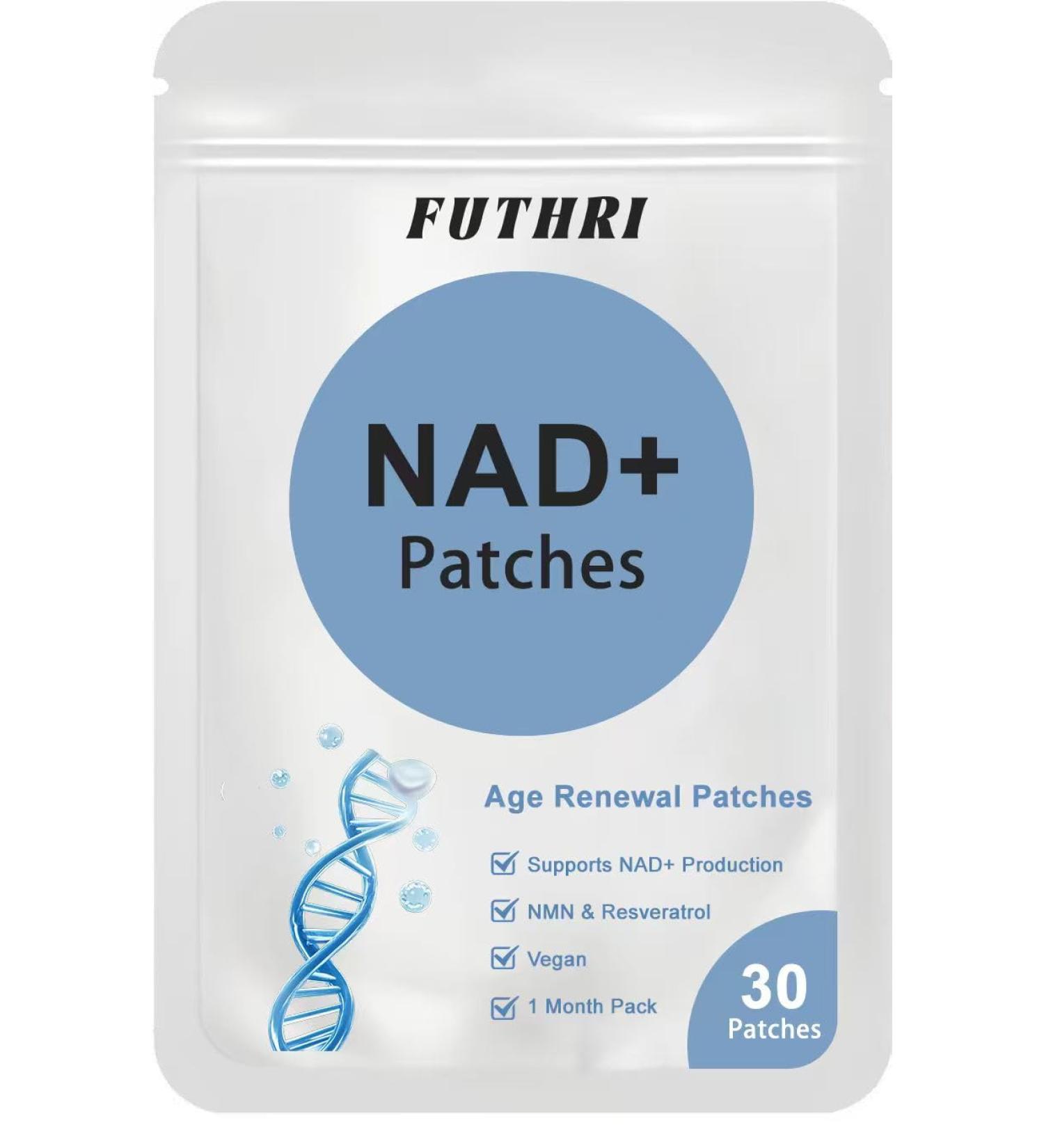 FUTHRI NAD+ Patches Comfortable All-Day Wear Vegan Water-Resistant 5