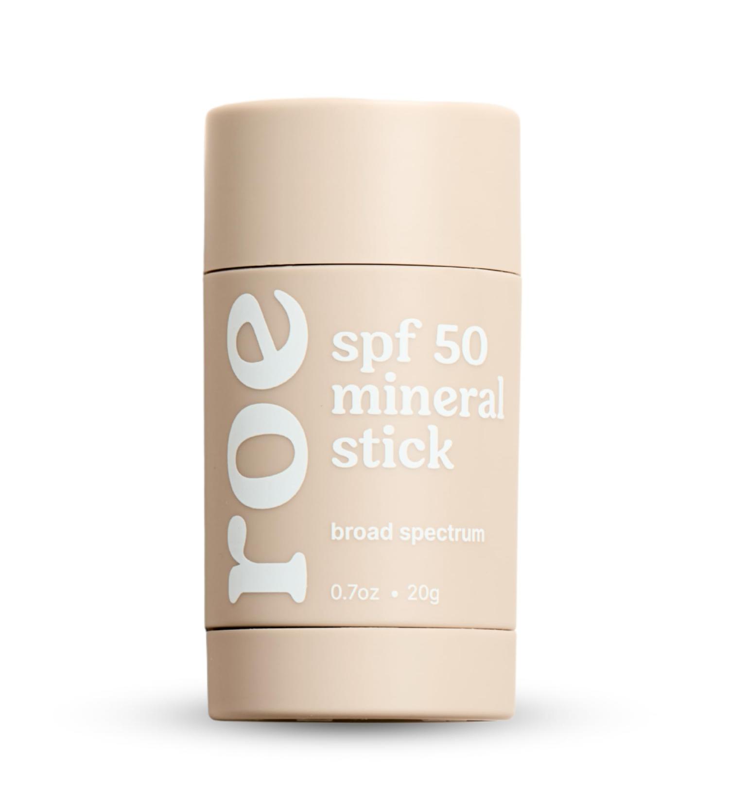 Roe Wellness Kids Sunscreen Stick SPF 50 | Roll-On Face Protection for Sensitive Skin - Buy Online on GoSupps.com
