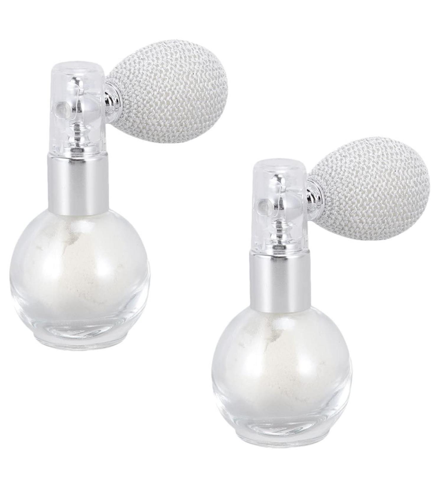 DOITOOL Glitter Powder Spray 2pcs Spray Glitter Highlighter Balloons Perfume Spray Bottle Sprayer Bottle Face Powder The Face White 7.5x6cm - Buy Online on GoSupps.com